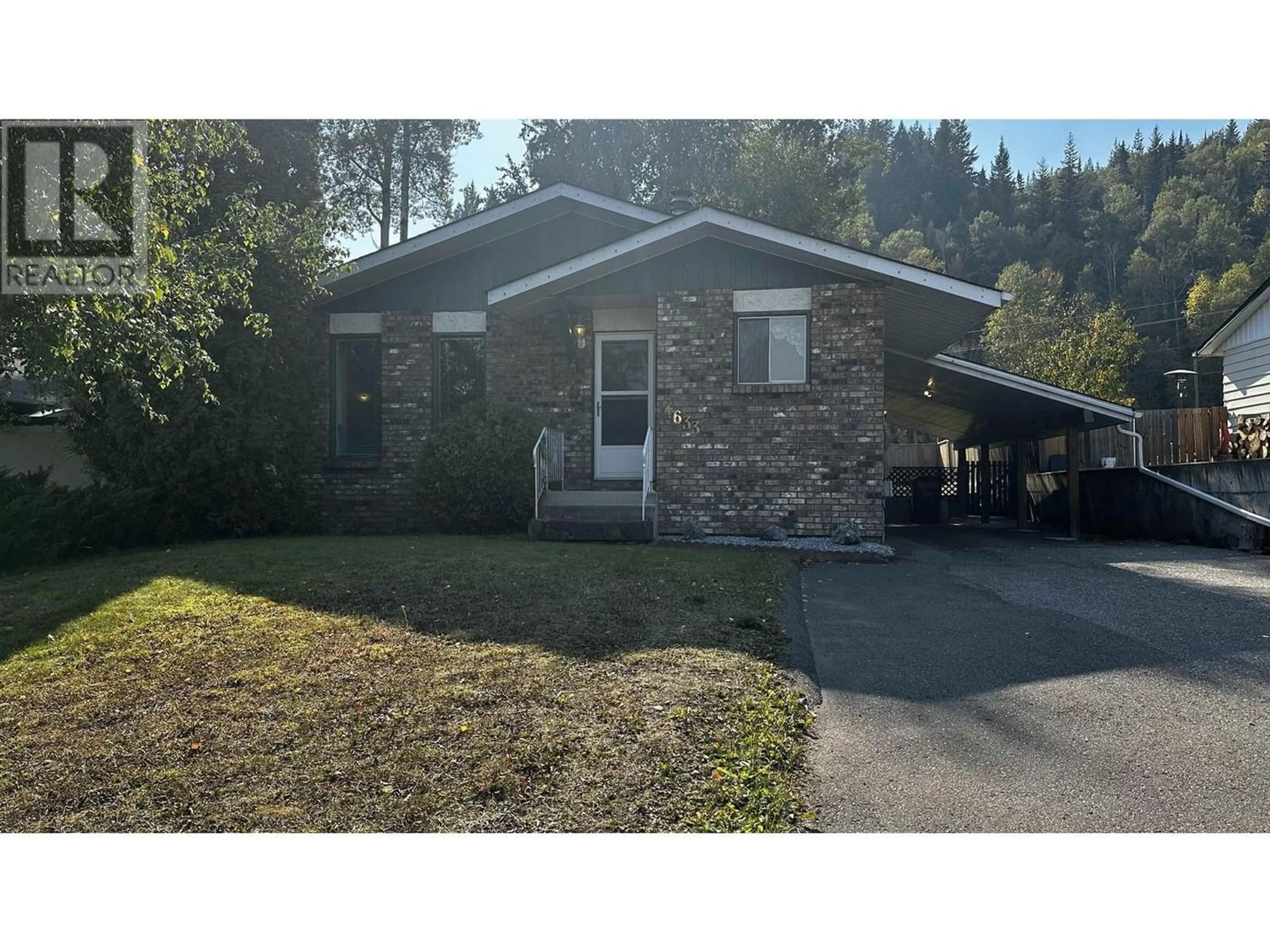 Frontside or backside of a home for 4633 ROBSON AVENUE, Prince George British Columbia V2M5S6