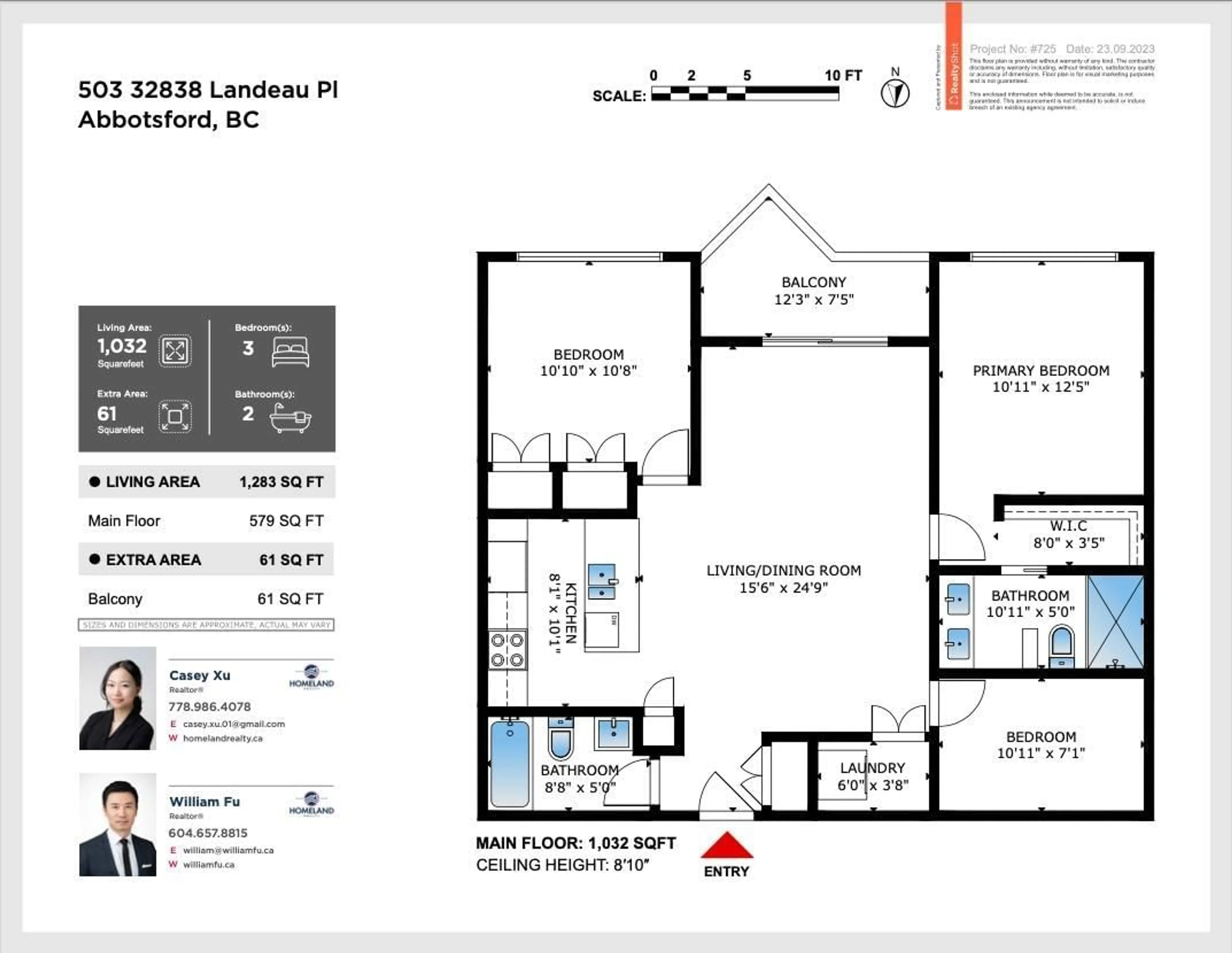 Floor plan for 503 32838 LANDEAU PLACE, Abbotsford British Columbia V2S0M6