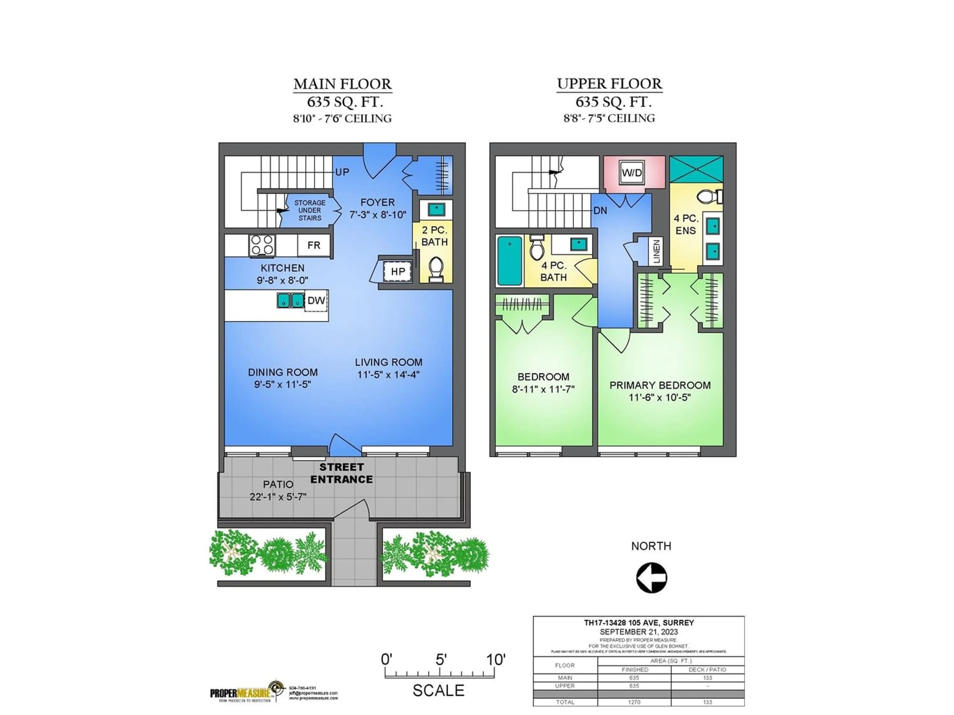 Floor plan for TH17 13428 105 AVENUE, Surrey British Columbia V3T2B2
