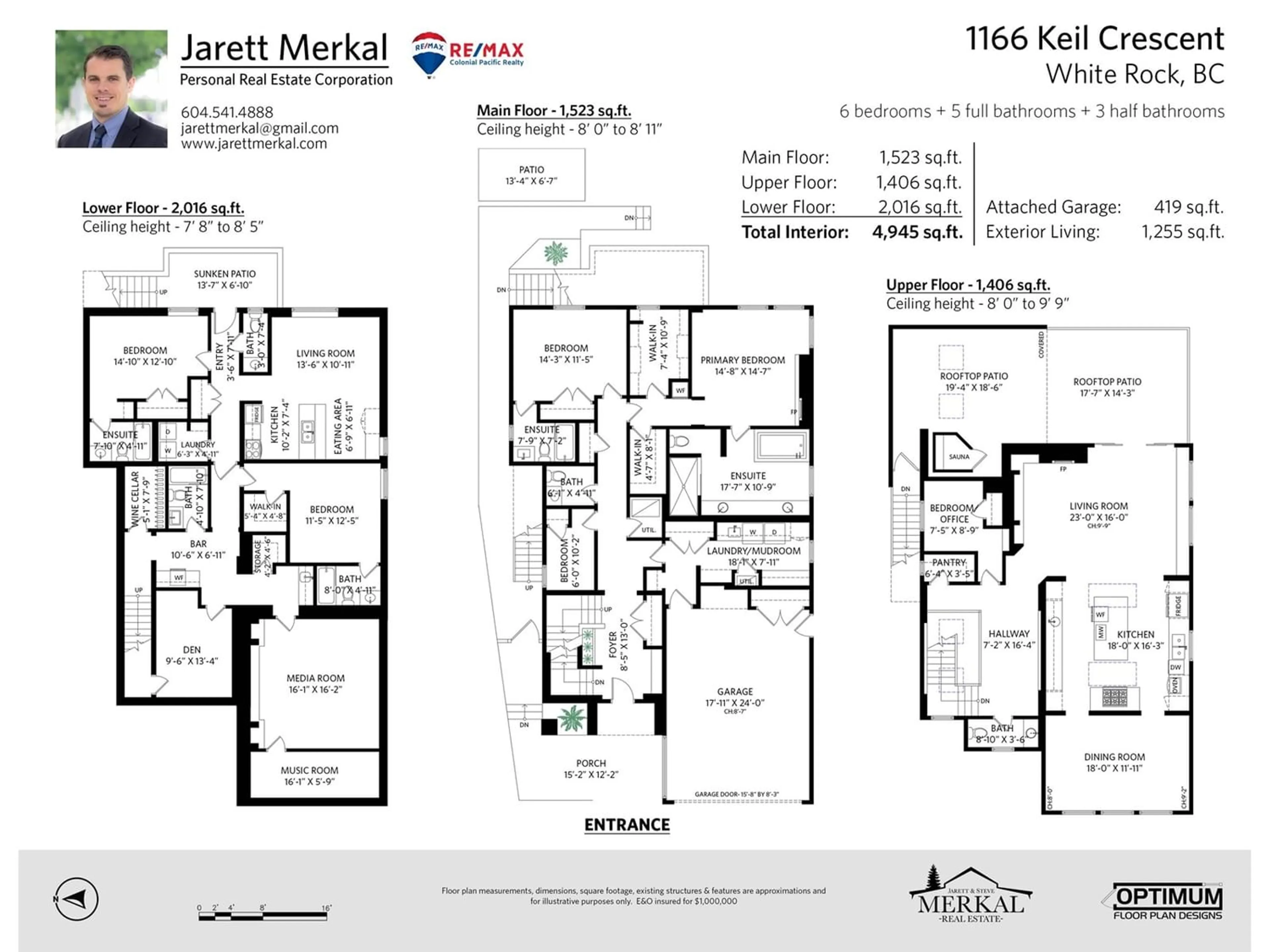 Floor plan for 1166 KEIL CRESCENT, White Rock British Columbia V4B4W1