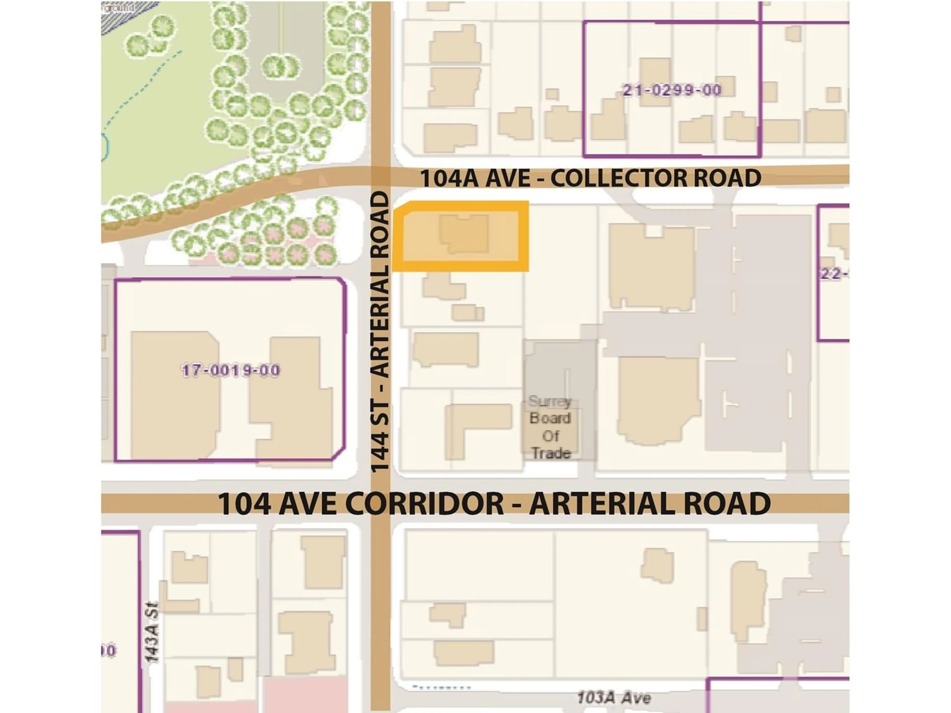 Picture of a map for 14424 104A AVENUE, Surrey British Columbia V3R1R3