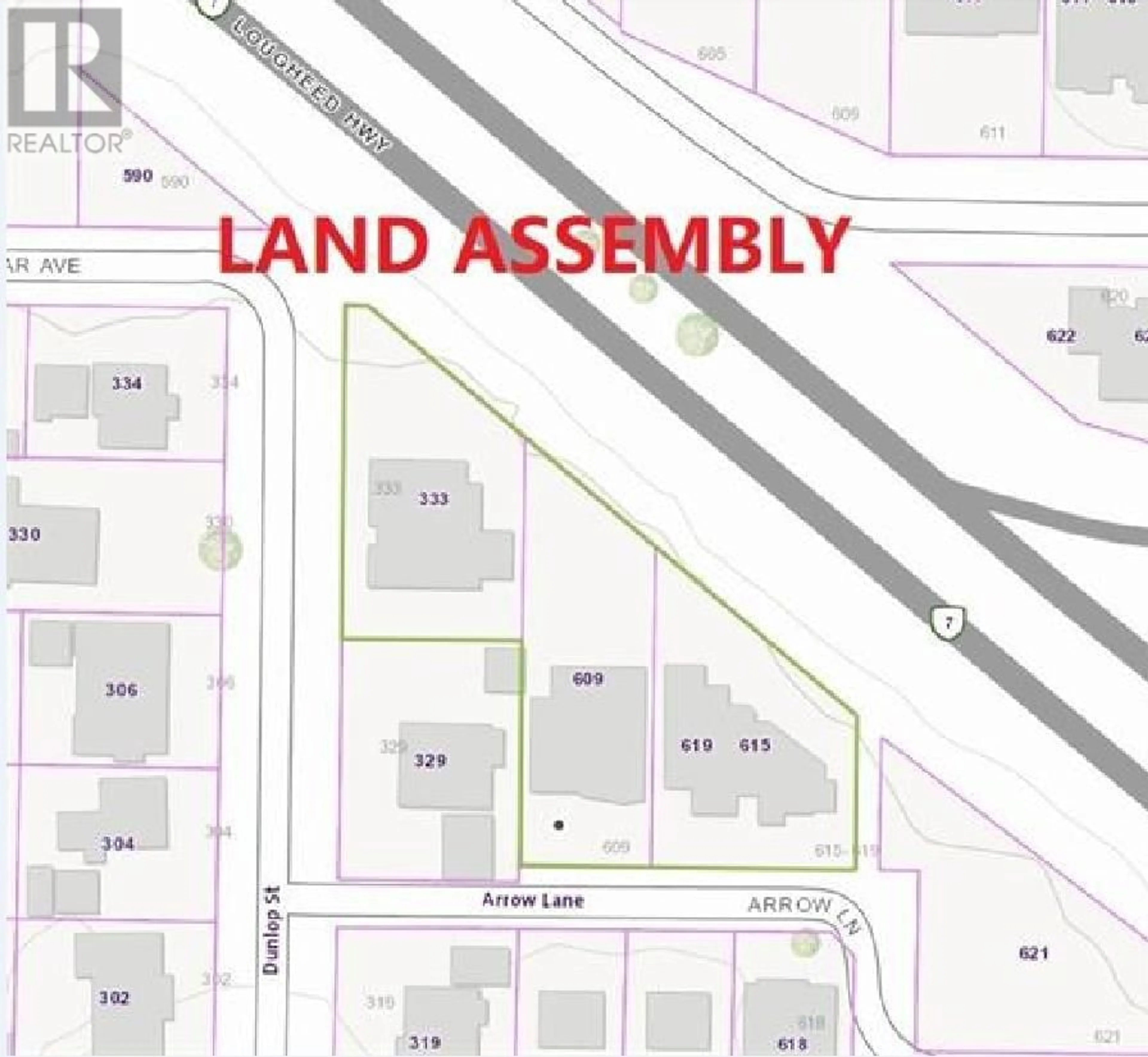 Picture of a map for 333 DUNLOP STREET, Coquitlam British Columbia V3K3X3
