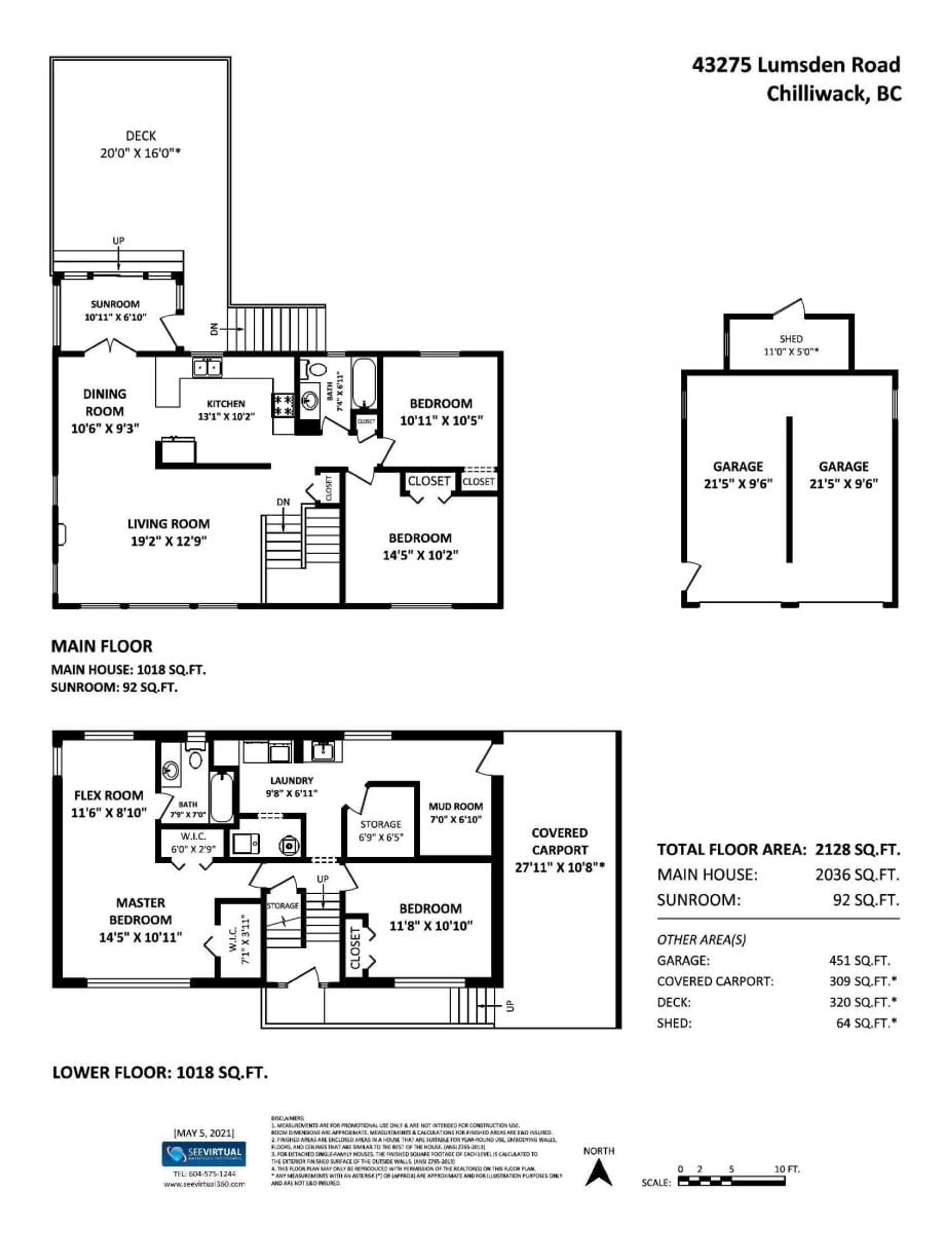 Floor plan for 43275 LUMSDEN ROAD, Yarrow British Columbia V2R4R4
