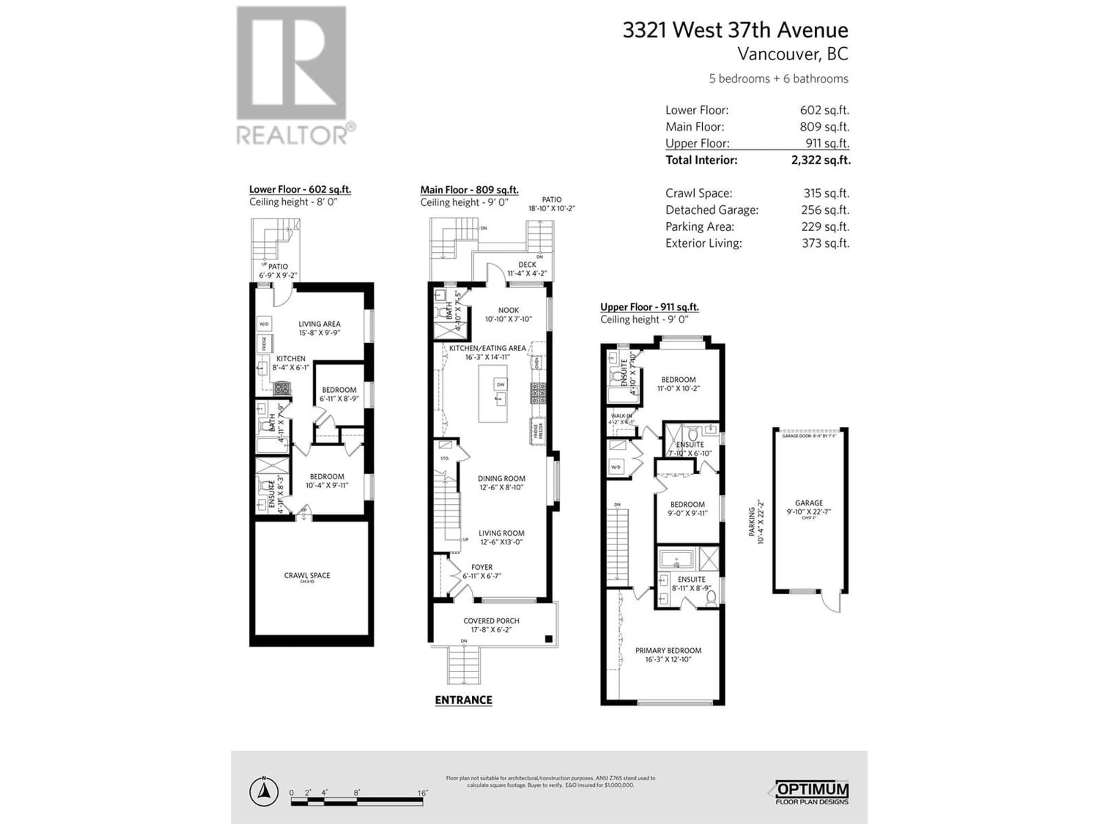 Floor plan for 3321 W 37TH AVENUE, Vancouver British Columbia V6N3E6