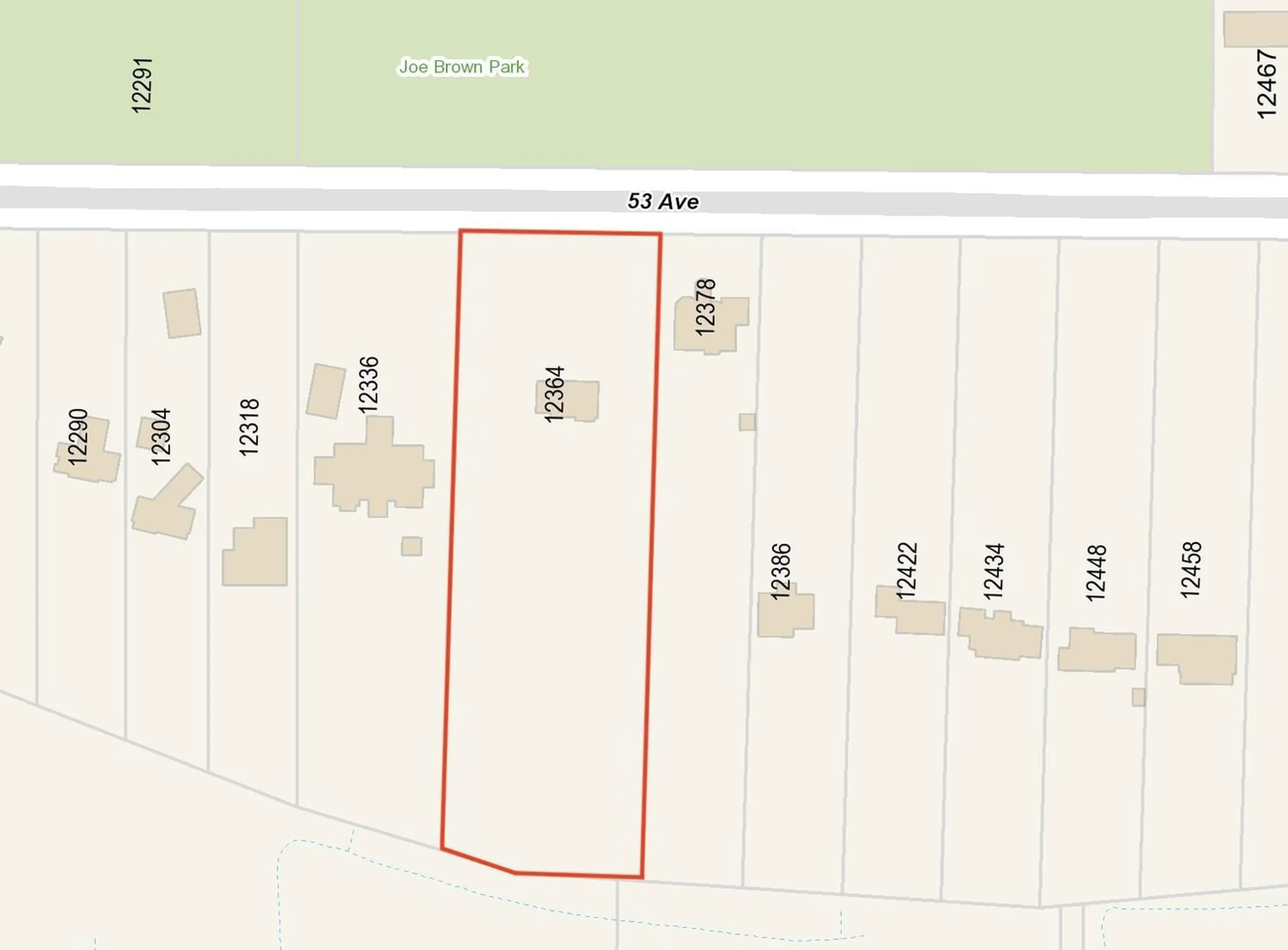 Picture of a map for 12364 53 AVENUE, Surrey British Columbia V3X3B7