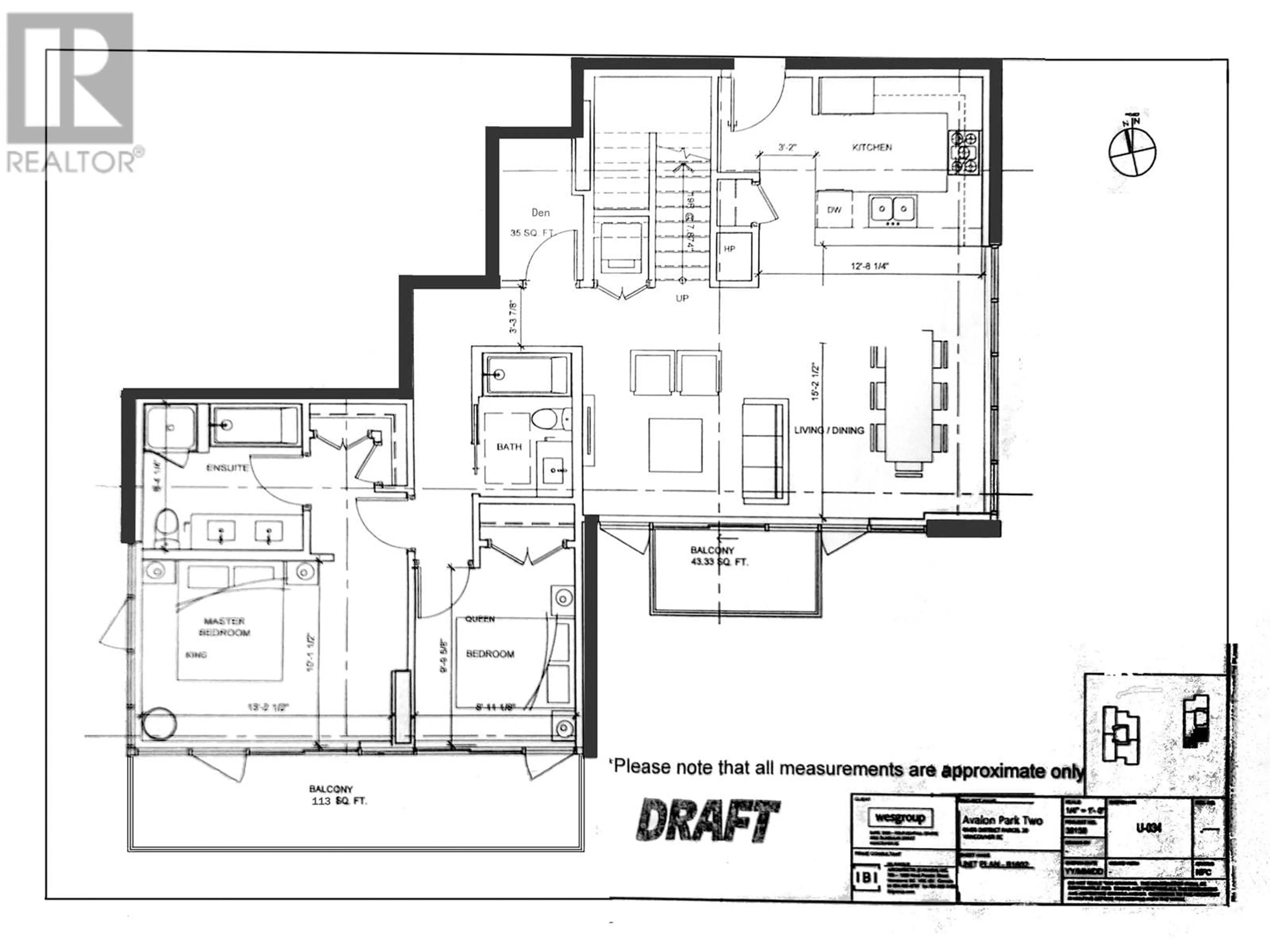 Floor plan for 1602 3581 E KENT AVENUE NORTH, Vancouver British Columbia V5S0H6