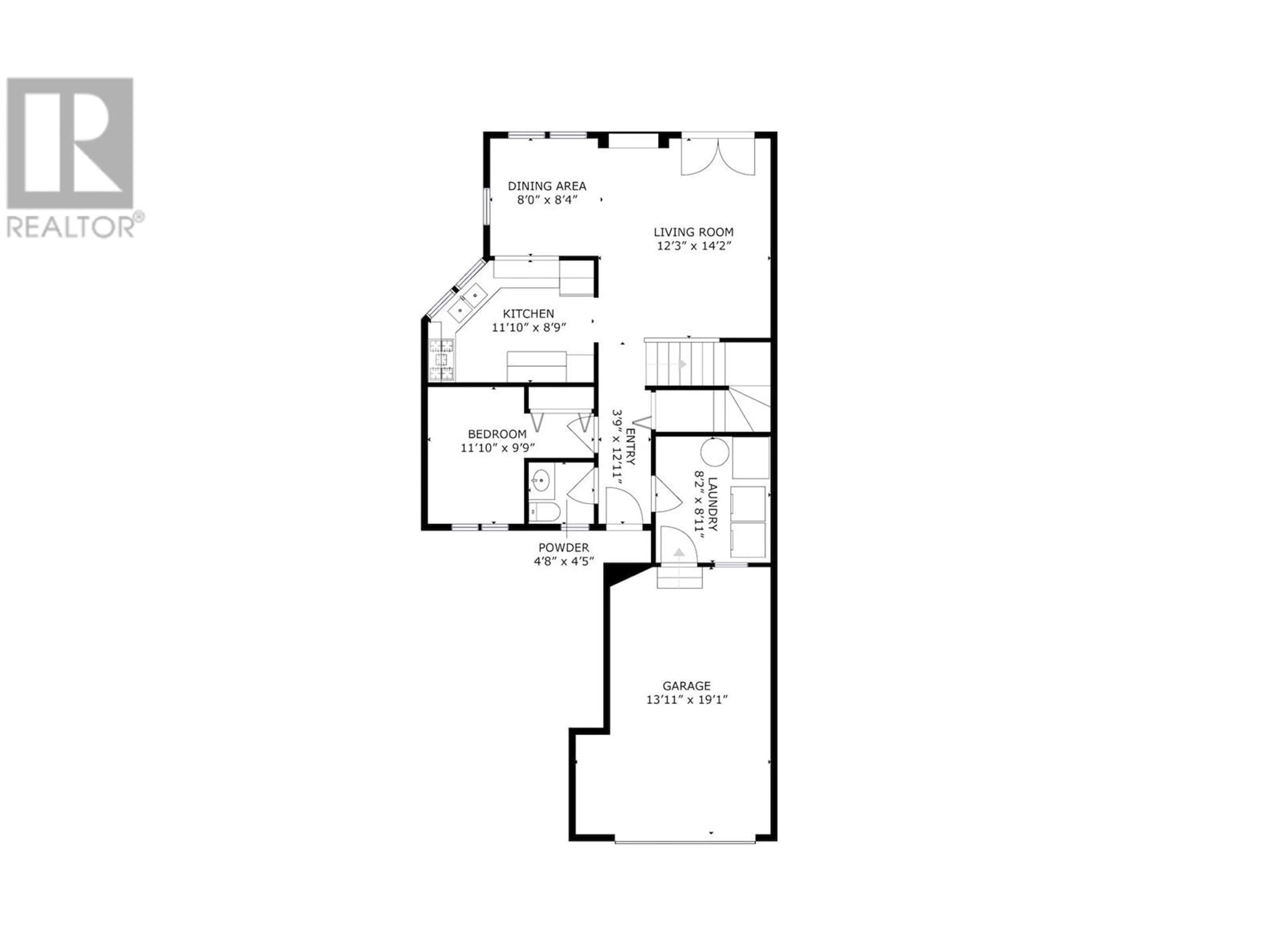 Floor plan for 10316 88A STREET, Fort St. John British Columbia V1J5X7