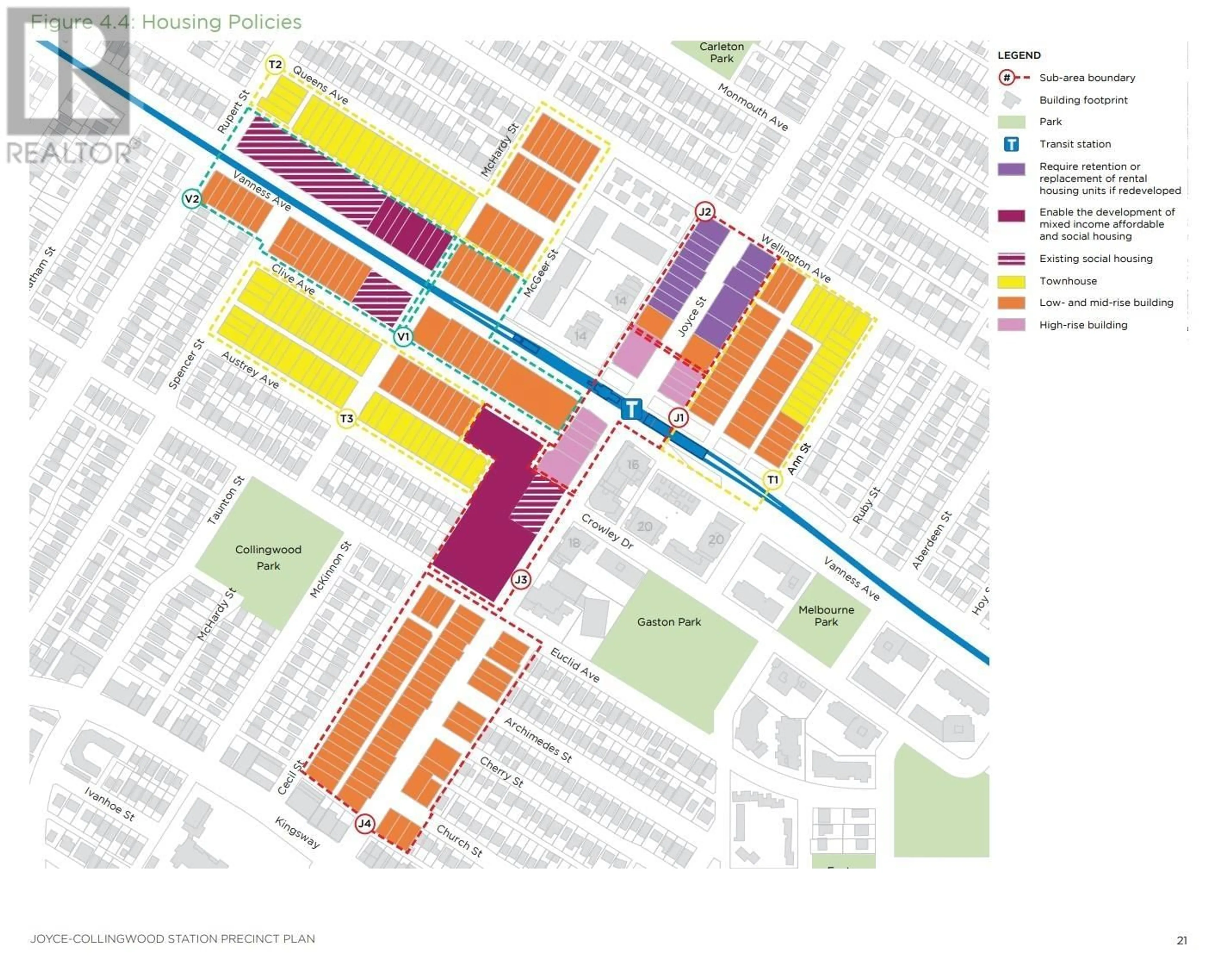 Picture of a map for 3220 CLIVE AVENUE, Vancouver British Columbia V5R4V2