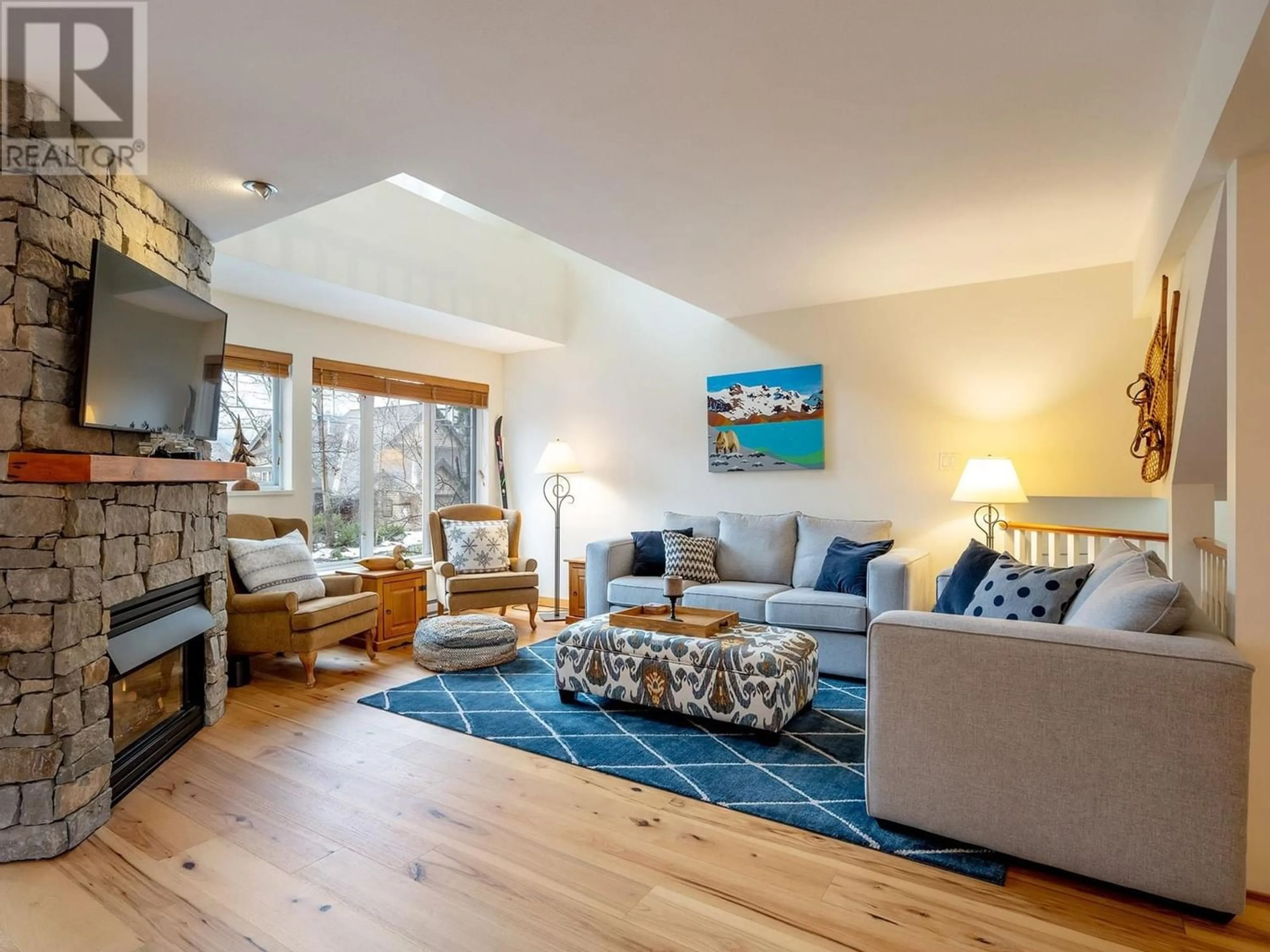 Living room, wood floors for 14 2641 WHISTLER ROAD, Whistler British Columbia V8E0R4