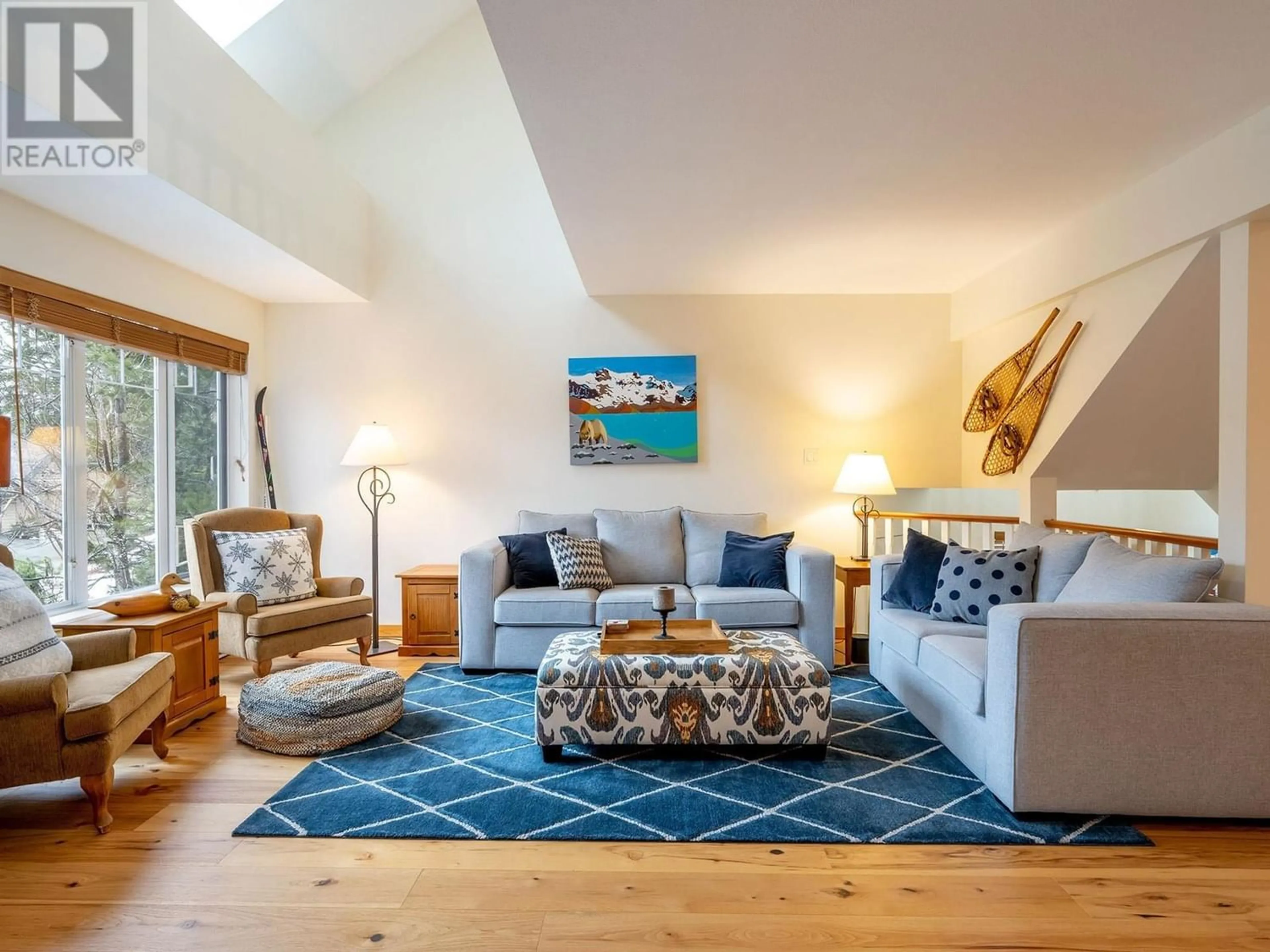 Living room, wood floors for 14 2641 WHISTLER ROAD, Whistler British Columbia V8E0R4