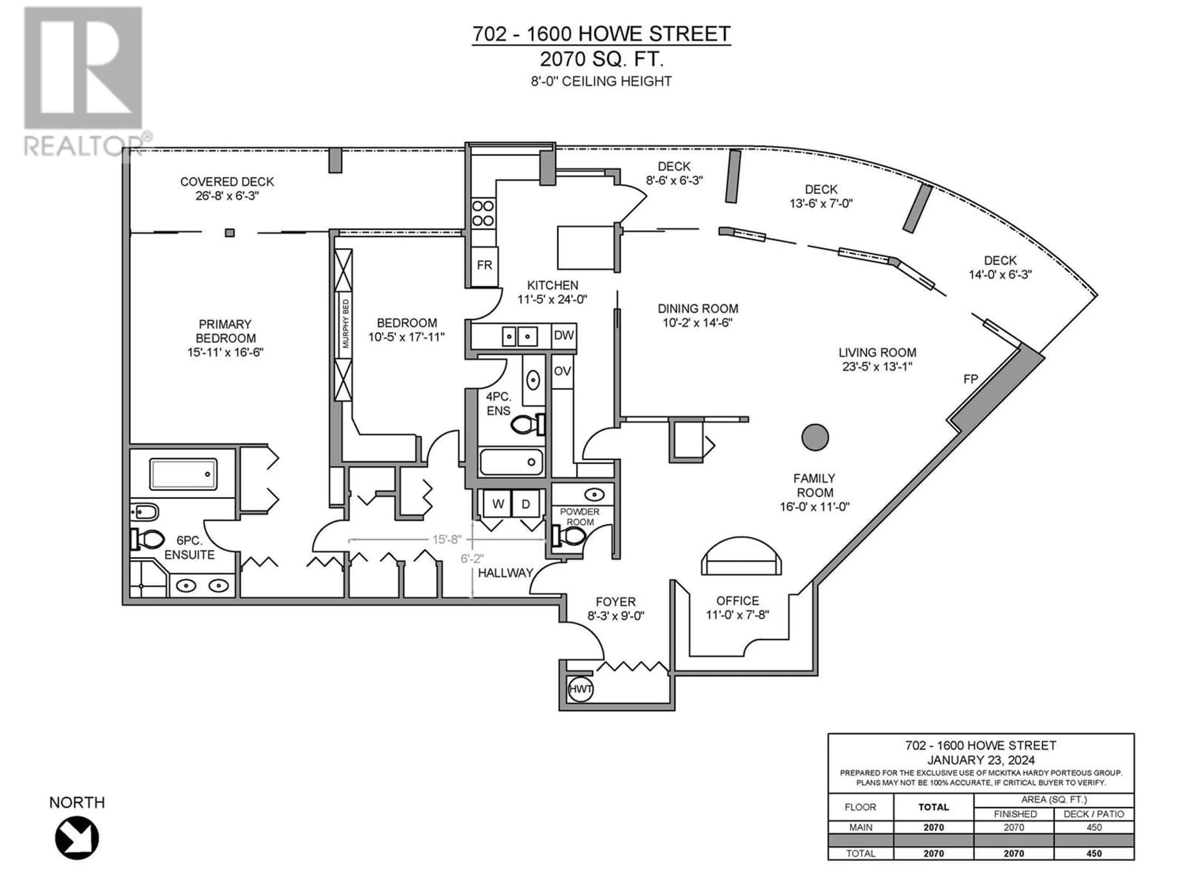 Floor plan for 702 1600 HOWE STREET, Vancouver British Columbia V6Z2L9