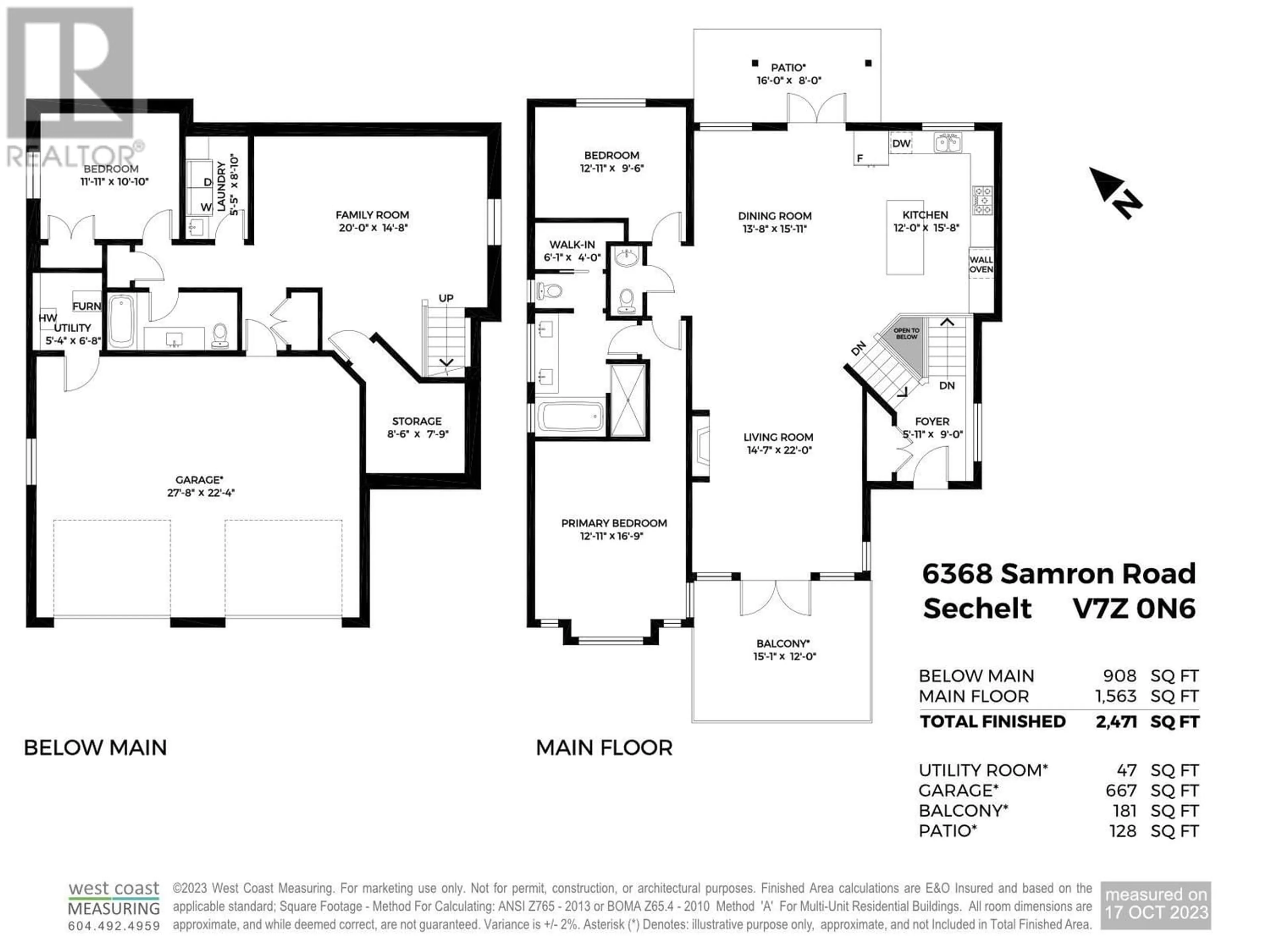 Floor plan for 6368 SAMRON ROAD, Sechelt British Columbia V7Z0N6