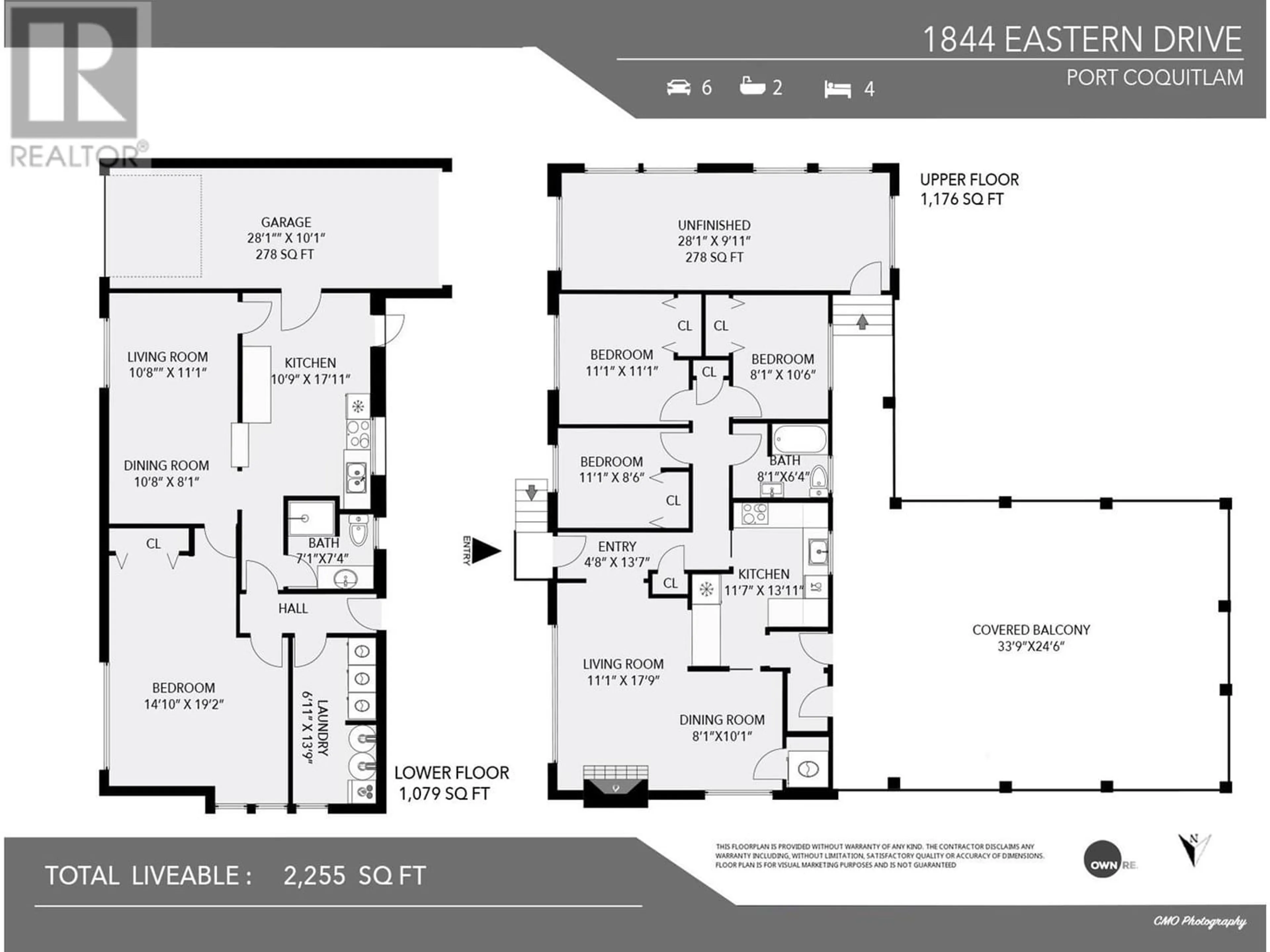 Floor plan for 1844 EASTERN DRIVE, Port Coquitlam British Columbia V3C2T6