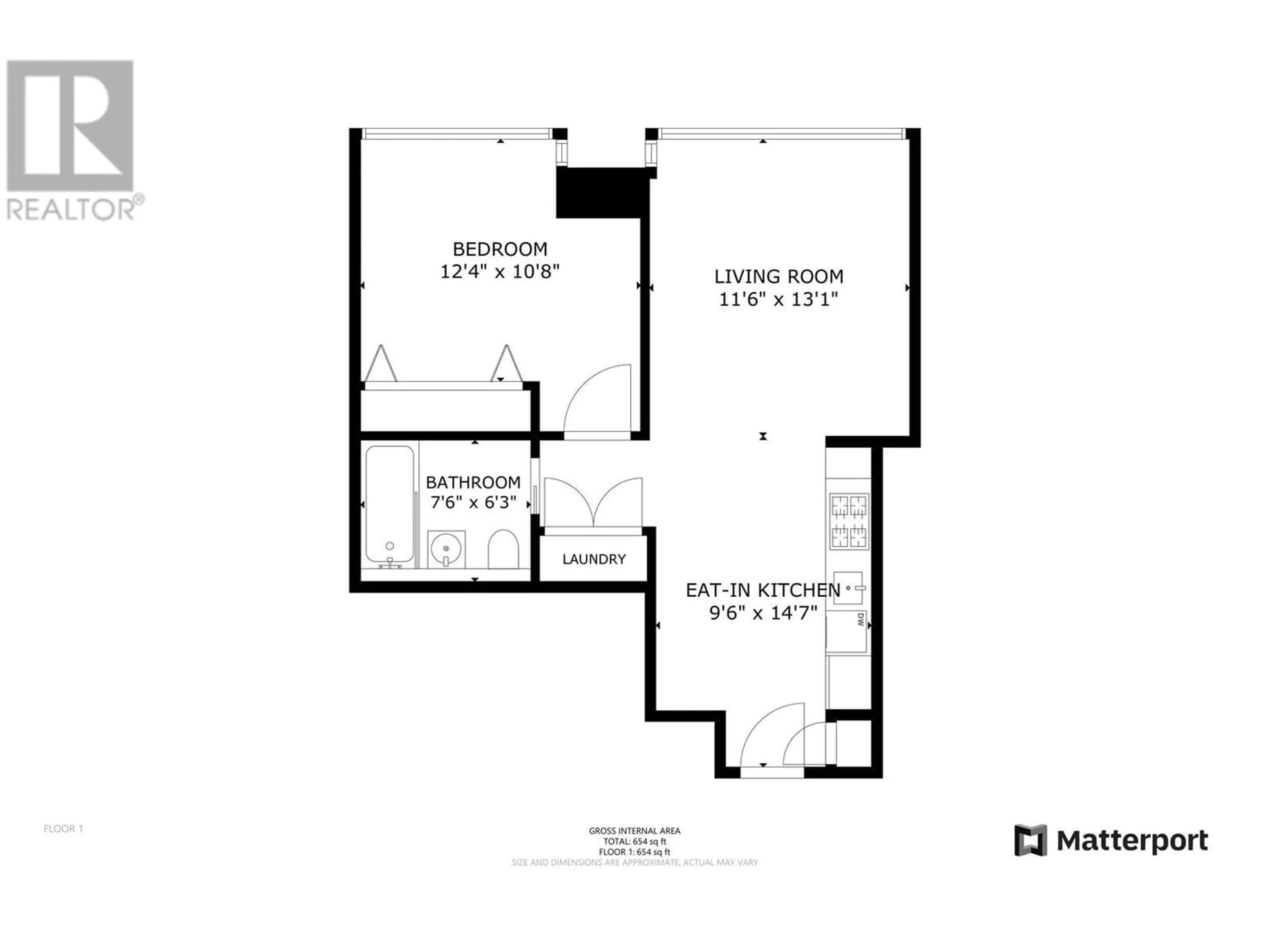 Floor plan for 1803 838 W HASTINGS STREET, Vancouver British Columbia V6C0A6