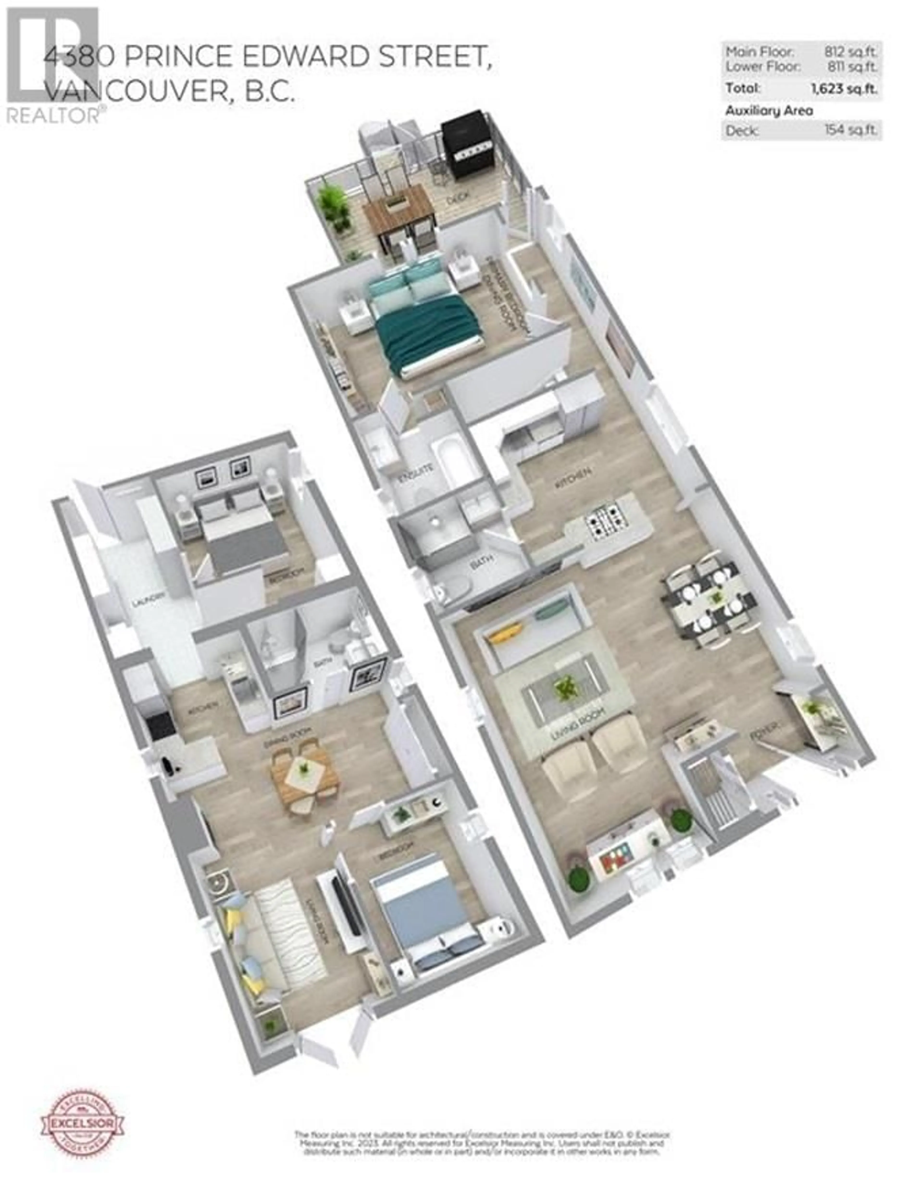 Floor plan for 4380 PRINCE EDWARD STREET, Vancouver British Columbia V5V3Y7