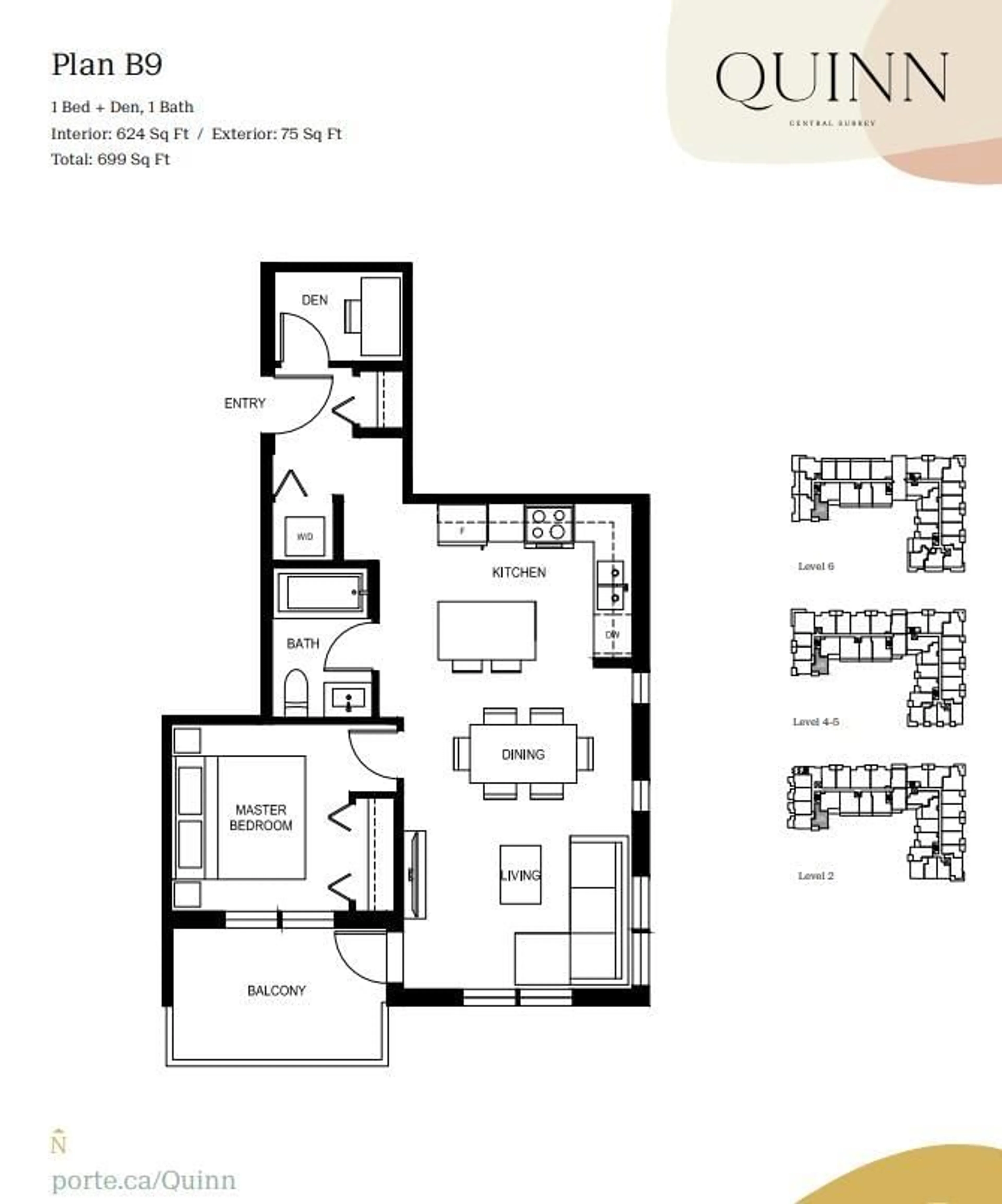 Floor plan for 228 9456 134 STREET, Surrey British Columbia V3V5S4