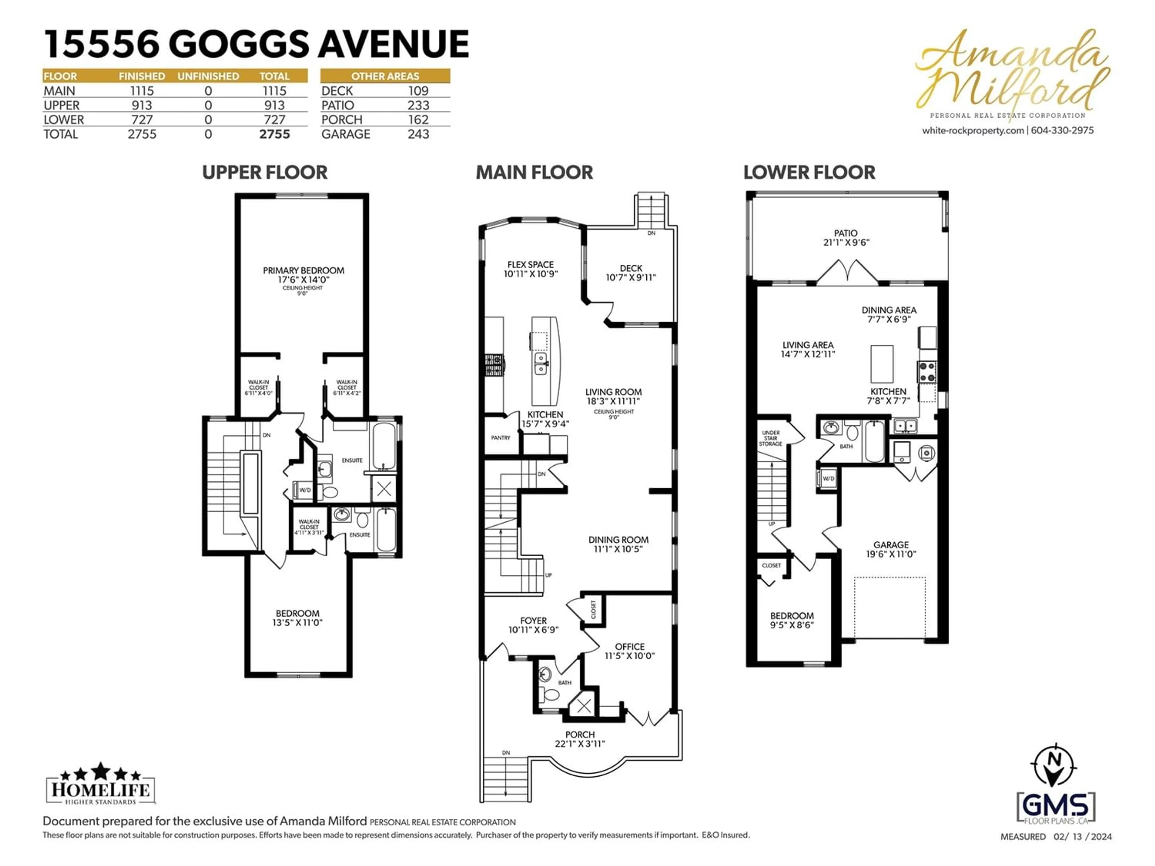 Floor plan for 15556 GOGGS AVENUE, White Rock British Columbia V4B2N6