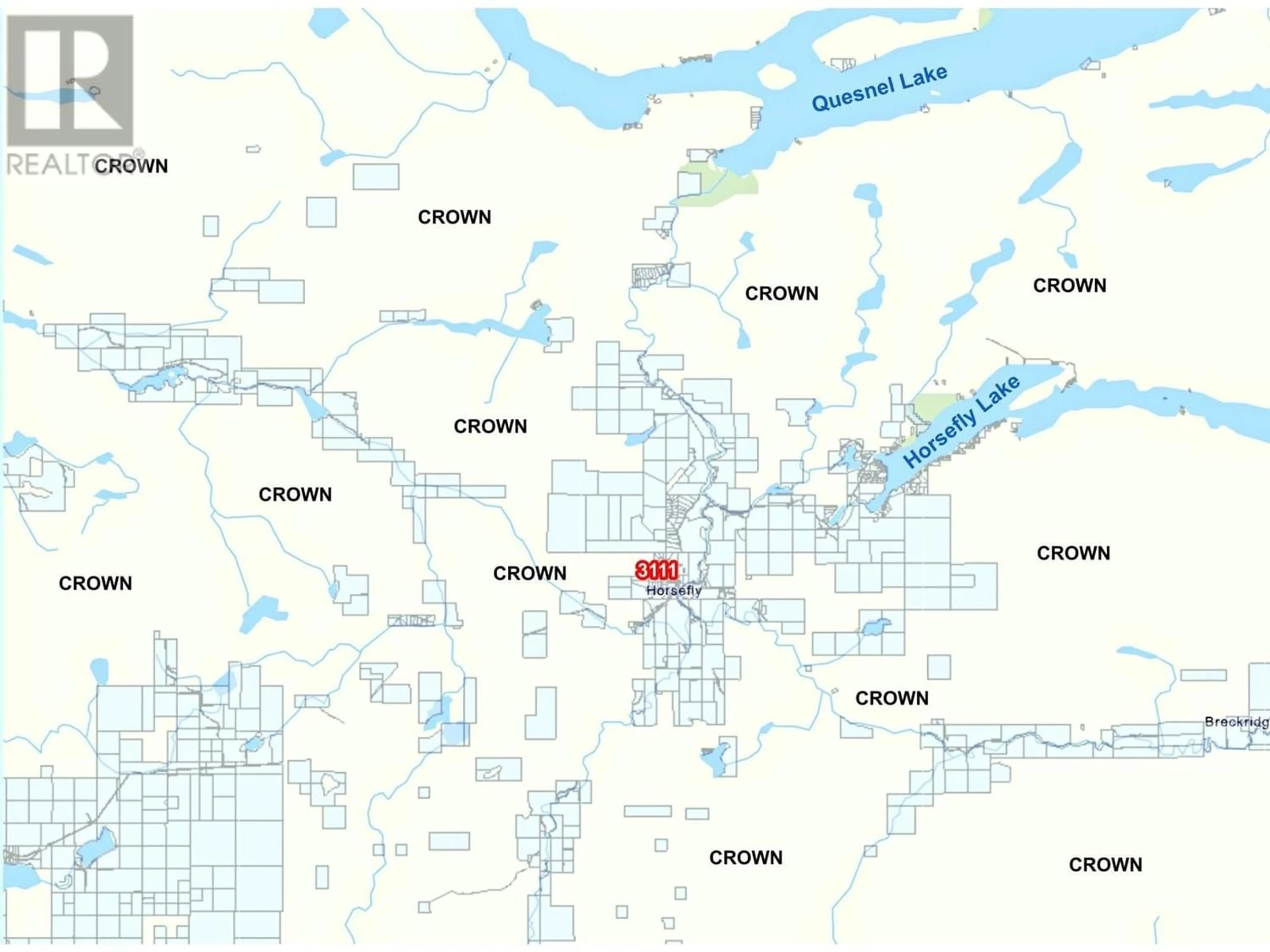 Picture of a map for 3111 NIQUIDET STREET, Horsefly British Columbia V0L1L0