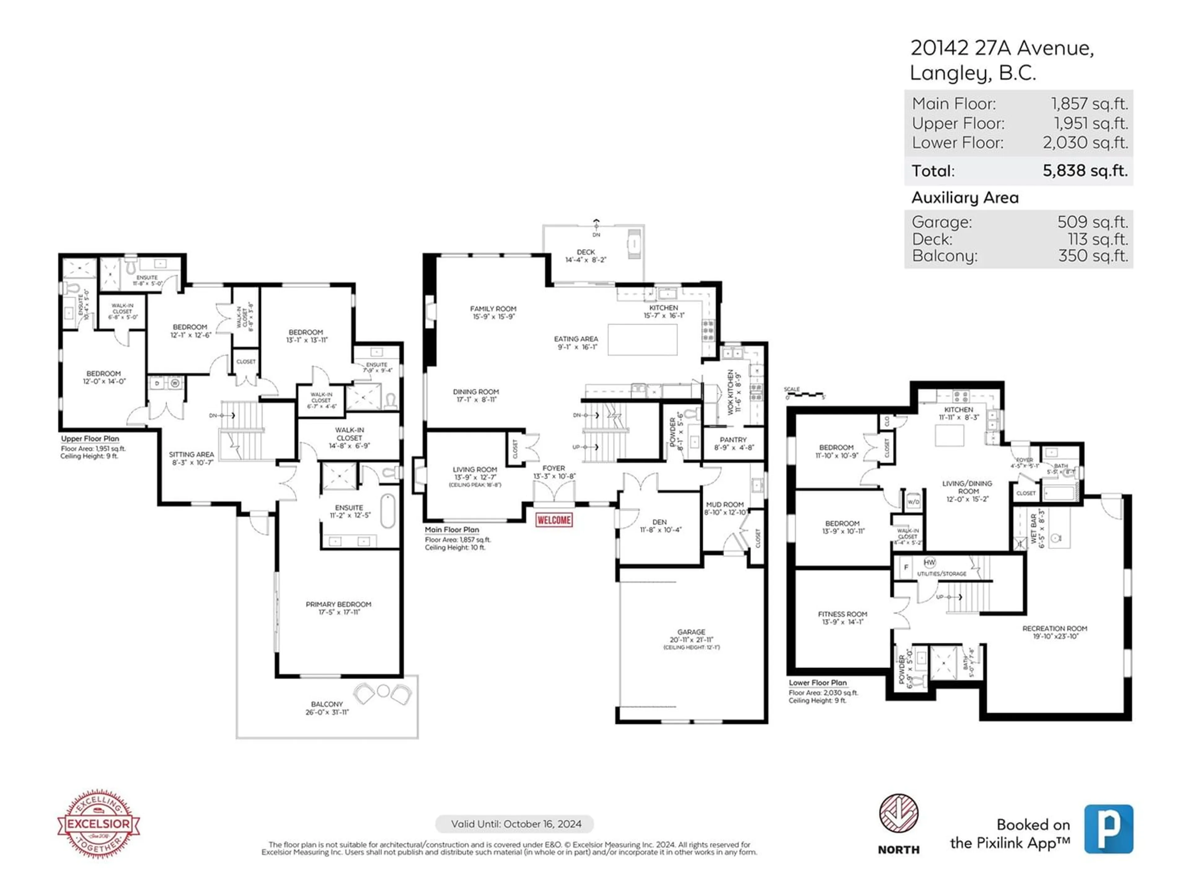 Floor plan for 20142 27A AVENUE, Langley British Columbia V2Z0B6