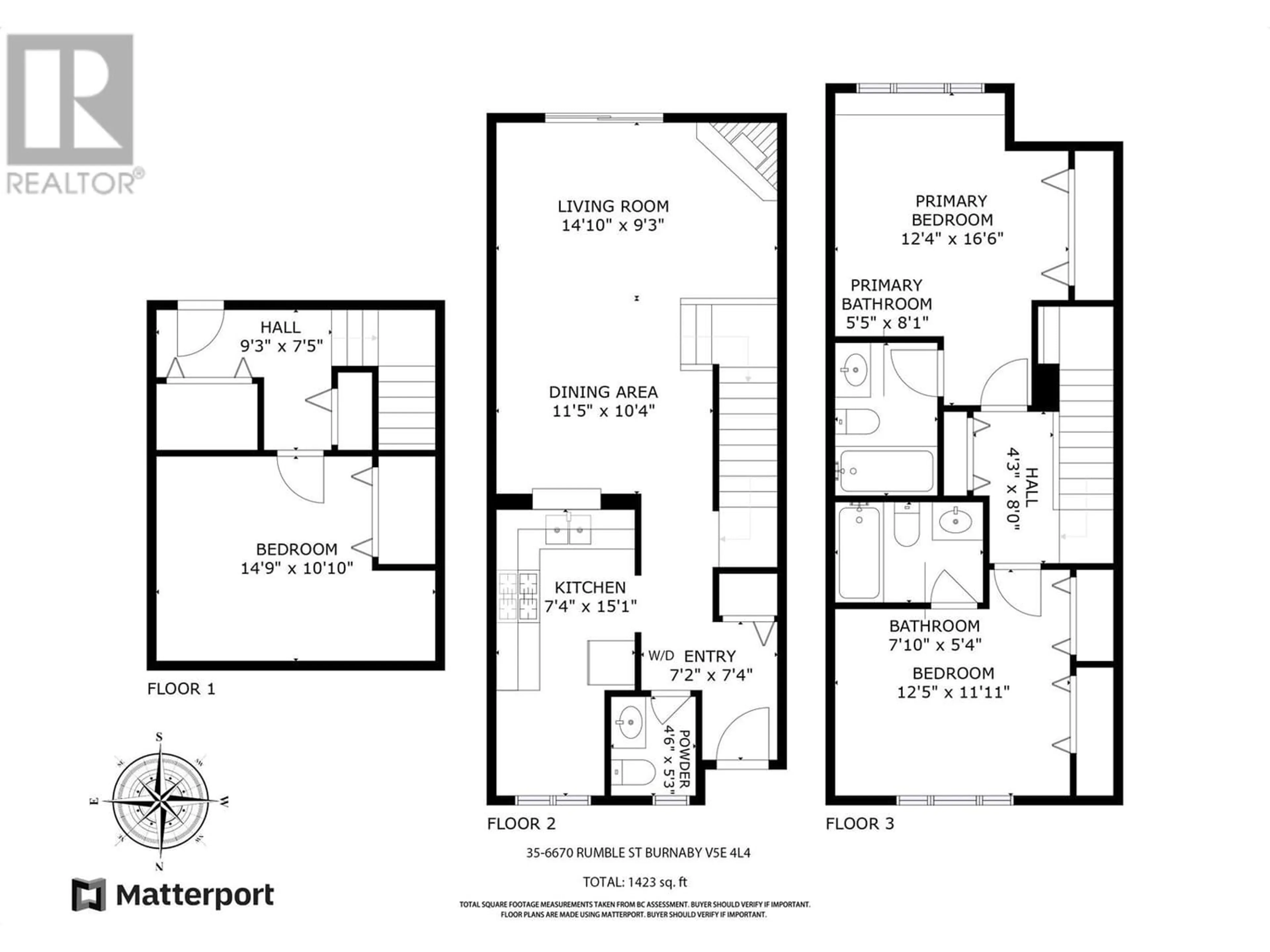 Floor plan for 35 6670 RUMBLE STREET, Burnaby British Columbia V5E4L4