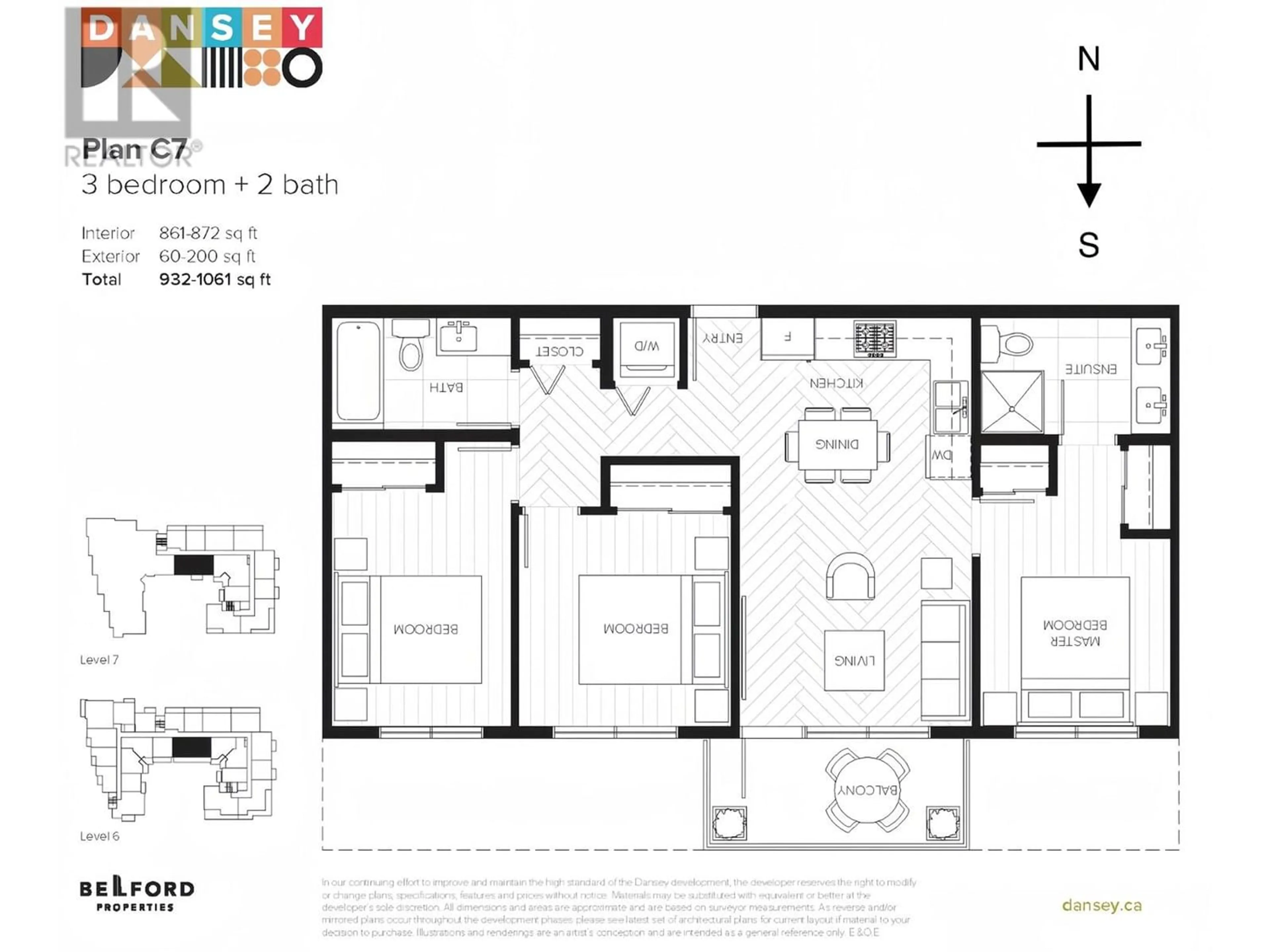 Floor plan for 620 599 DANSEY AVENUE, Coquitlam British Columbia V3J5S4