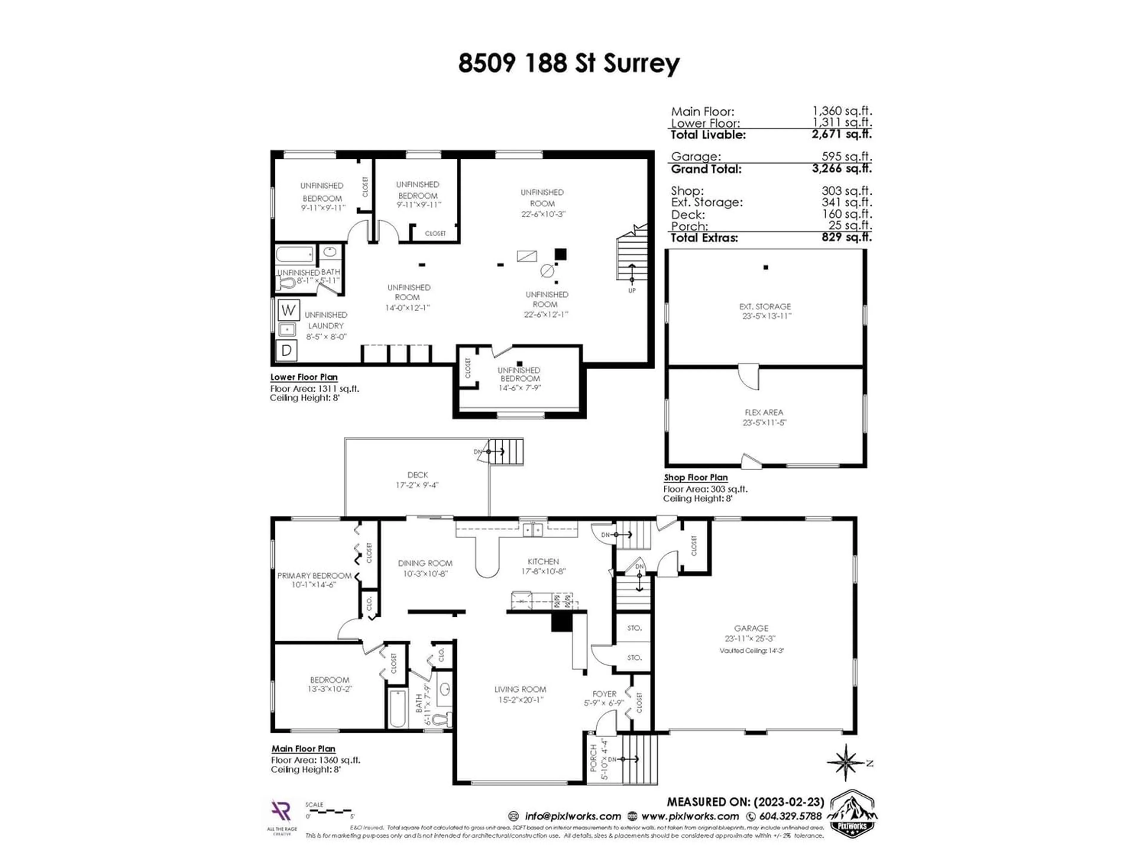 Floor plan for 8509 188 STREET, Surrey British Columbia V4N6C9