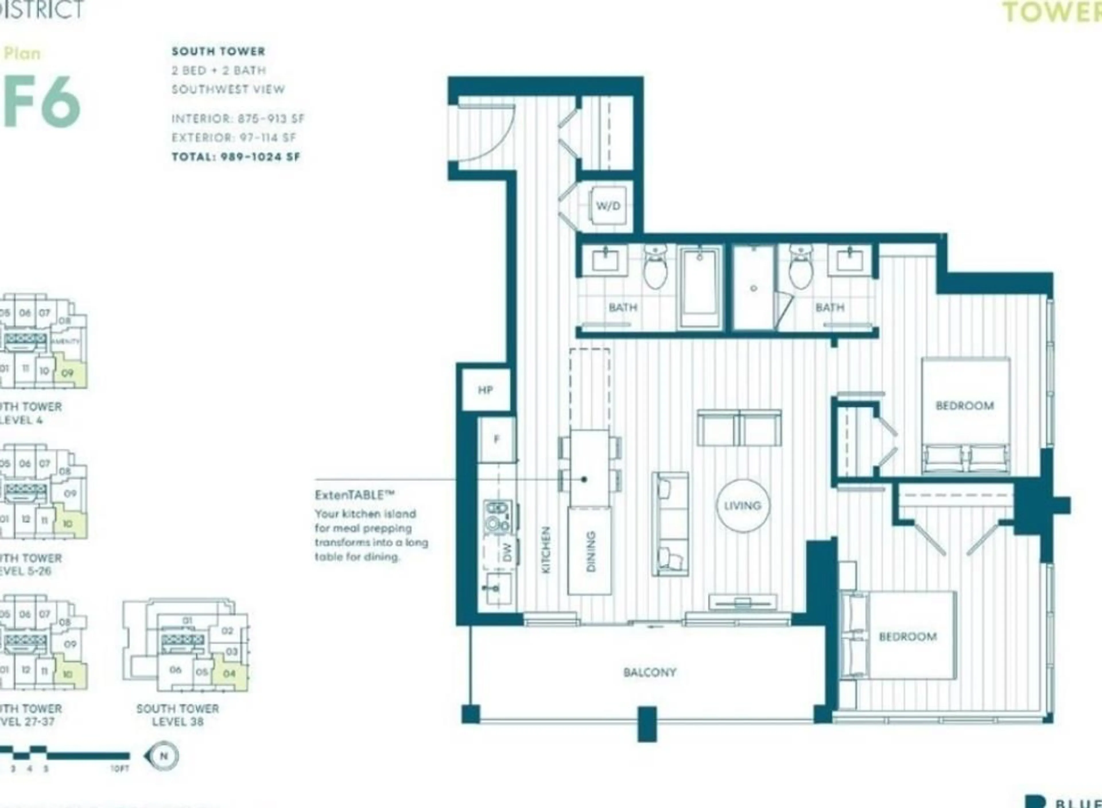 Balcony in the apartment for 3210 10448 UNIVERSITY DRIVE, Surrey British Columbia V3T0S7