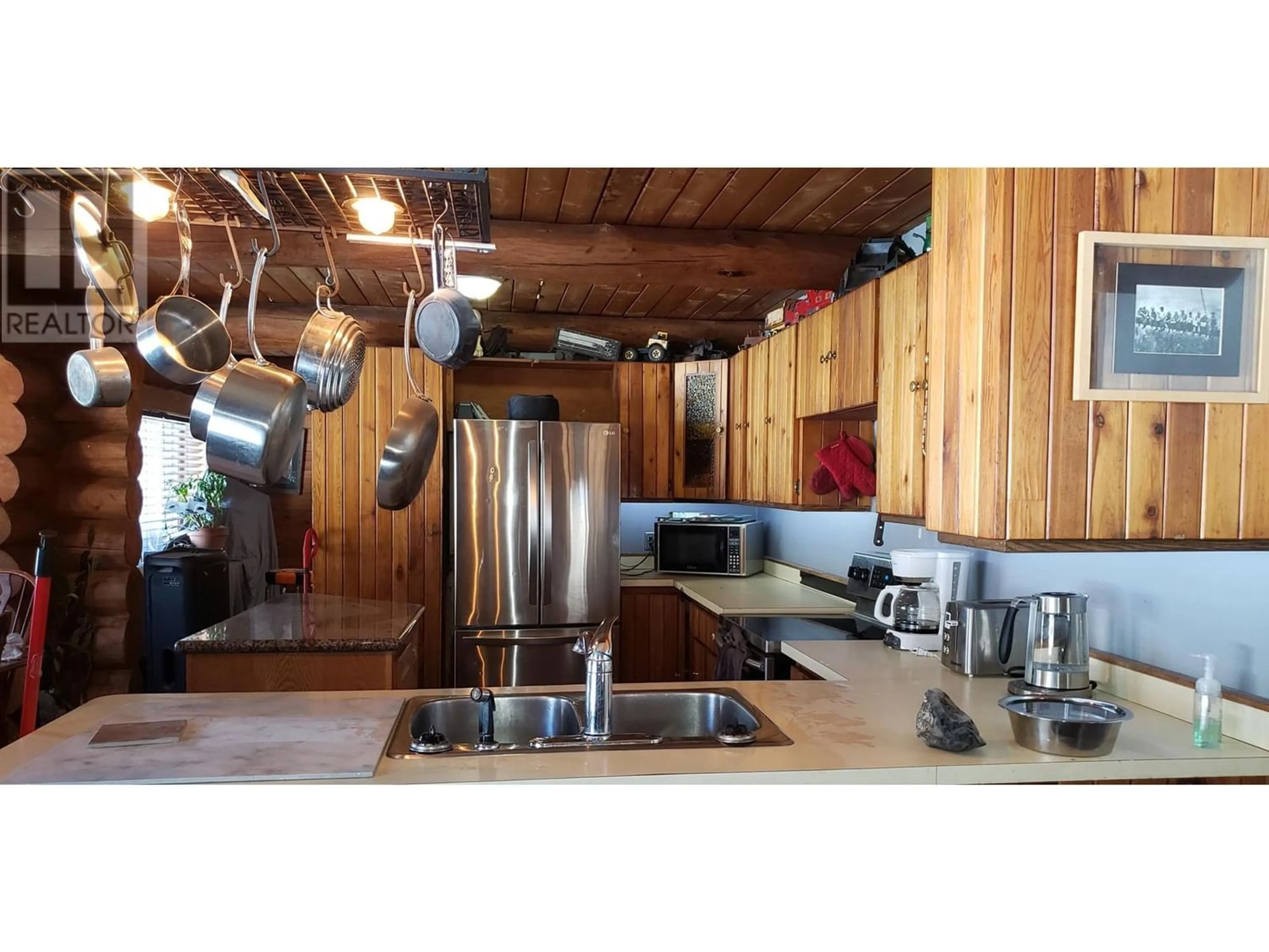 Rustic kitchen for 6694 FAWN CREEK ROAD, 100 Mile House British Columbia V0K1X0