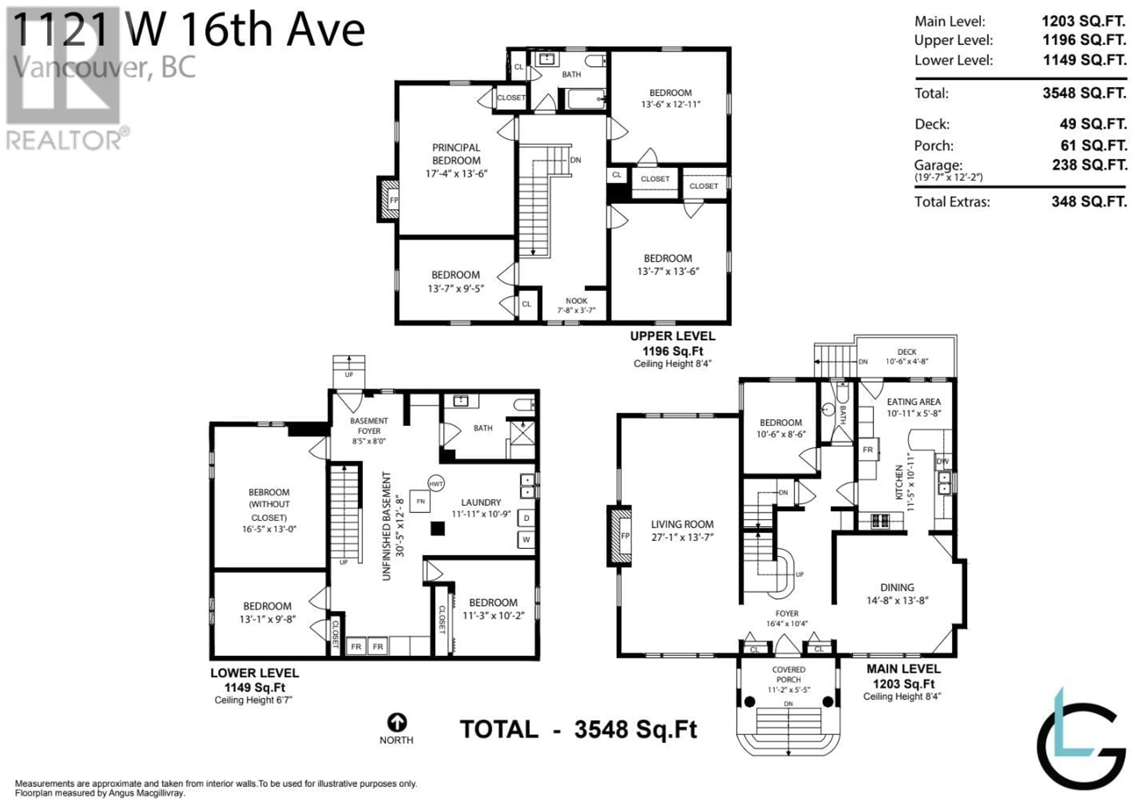 Floor plan for 1121 16TH AVENUE, Vancouver British Columbia V6H1S7