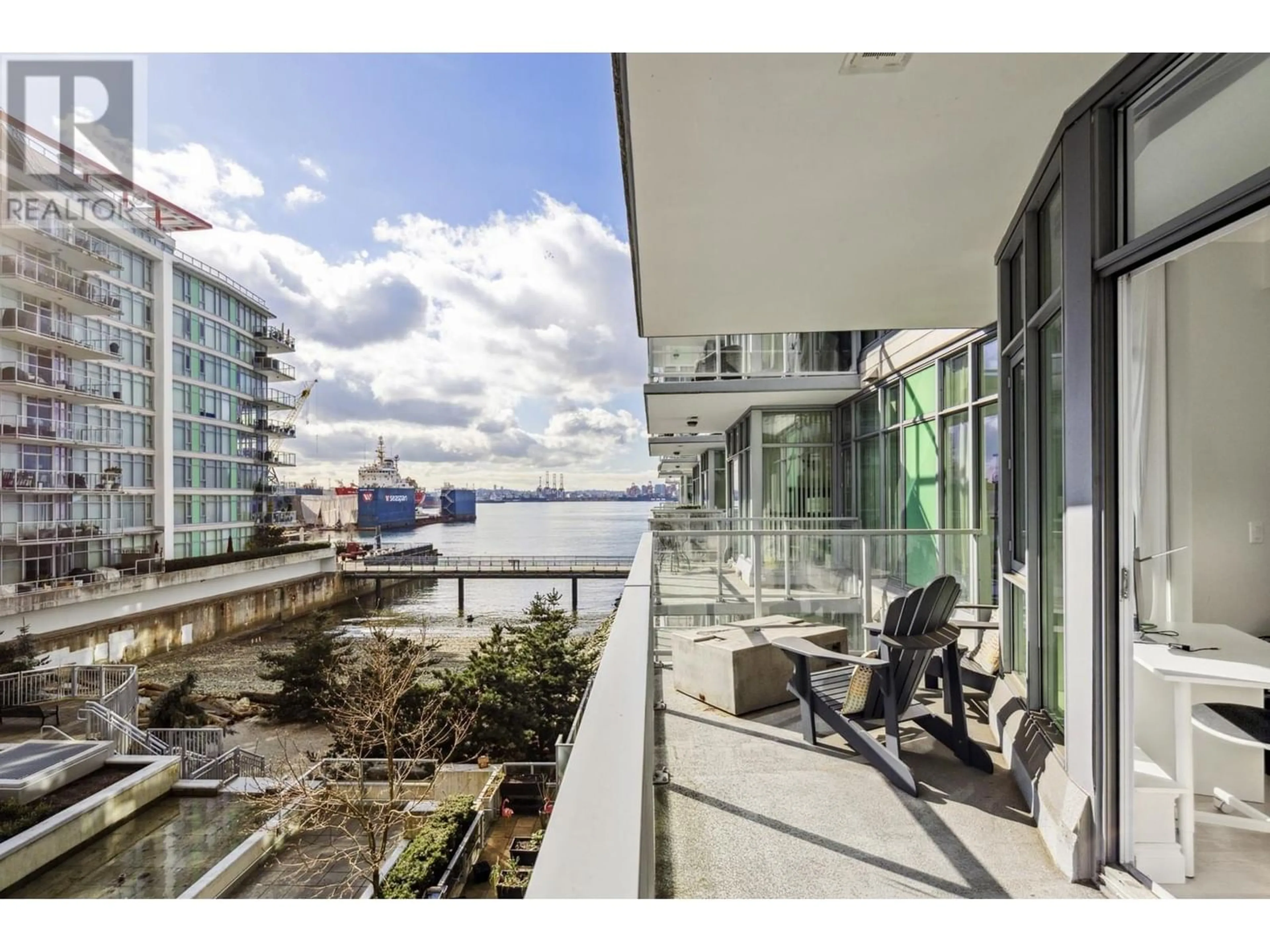 A pic from exterior of the house or condo for 313 175 VICTORY SHIP WAY, North Vancouver British Columbia V7L0G1