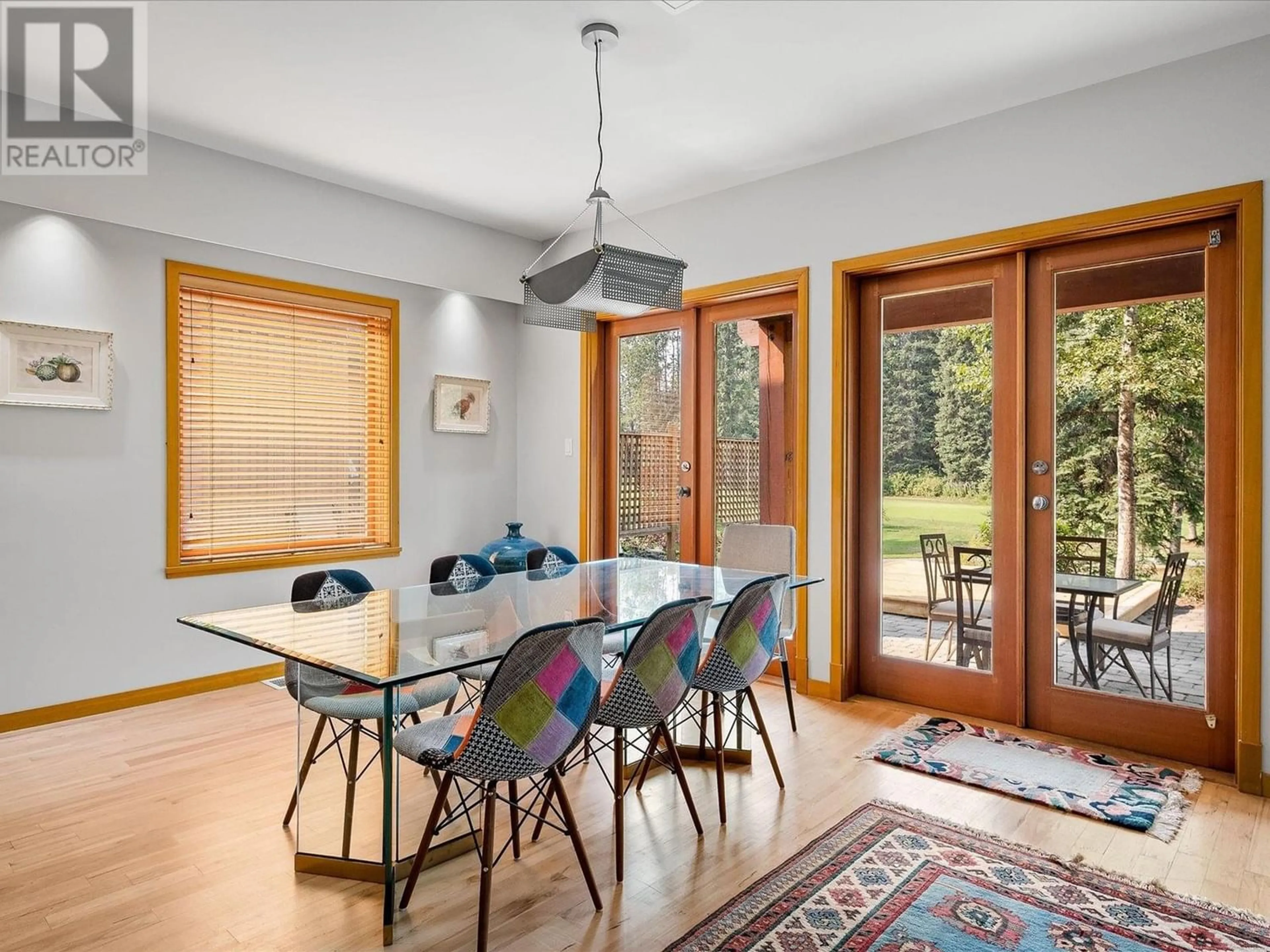 Dining room, wood floors, cottage for 8107 MUIRFIELD CRESCENT, Whistler British Columbia V8E1J7