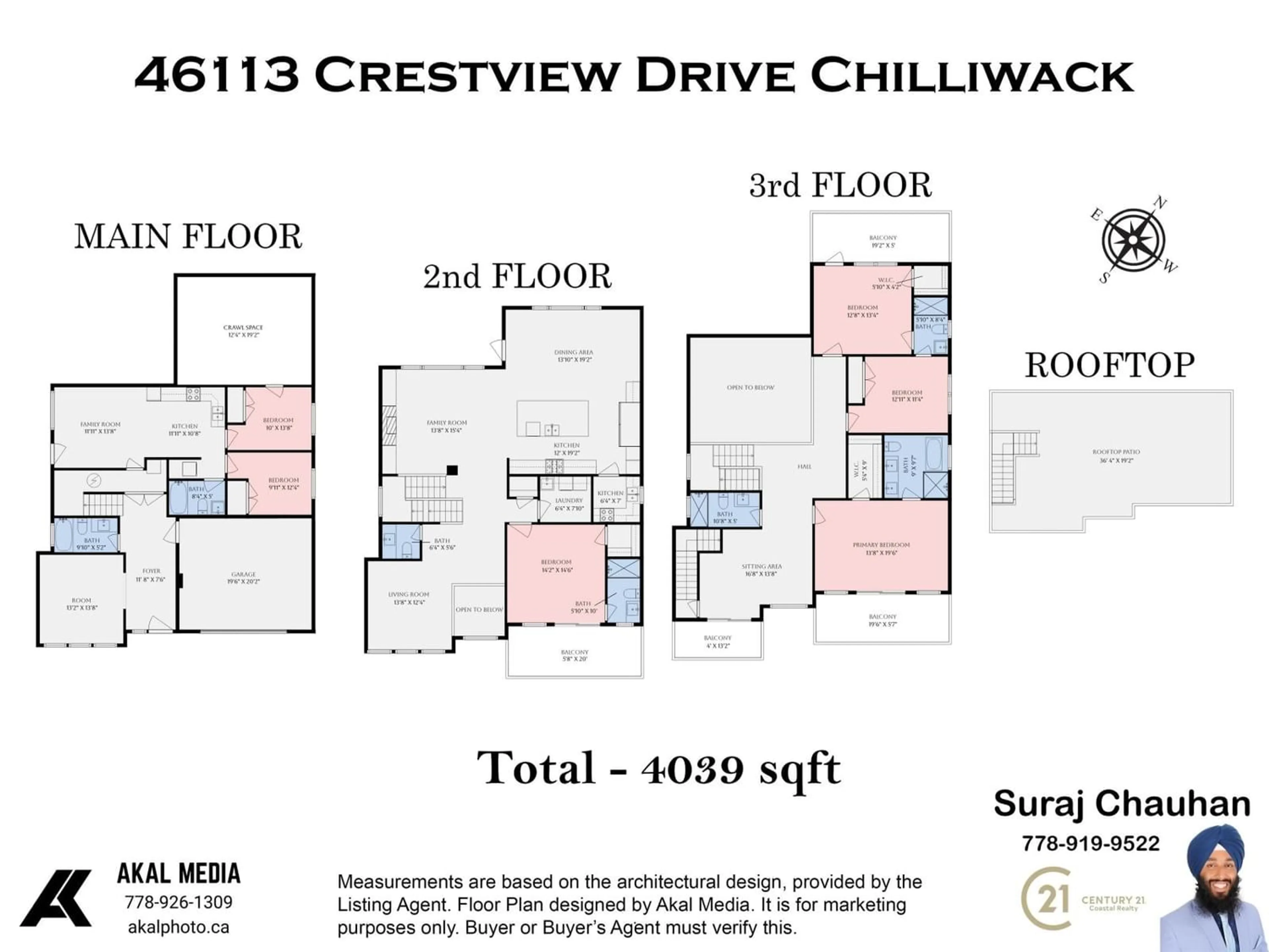 Floor plan for 46113 CRESTVIEW DRIVE, Chilliwack British Columbia V2R6G4