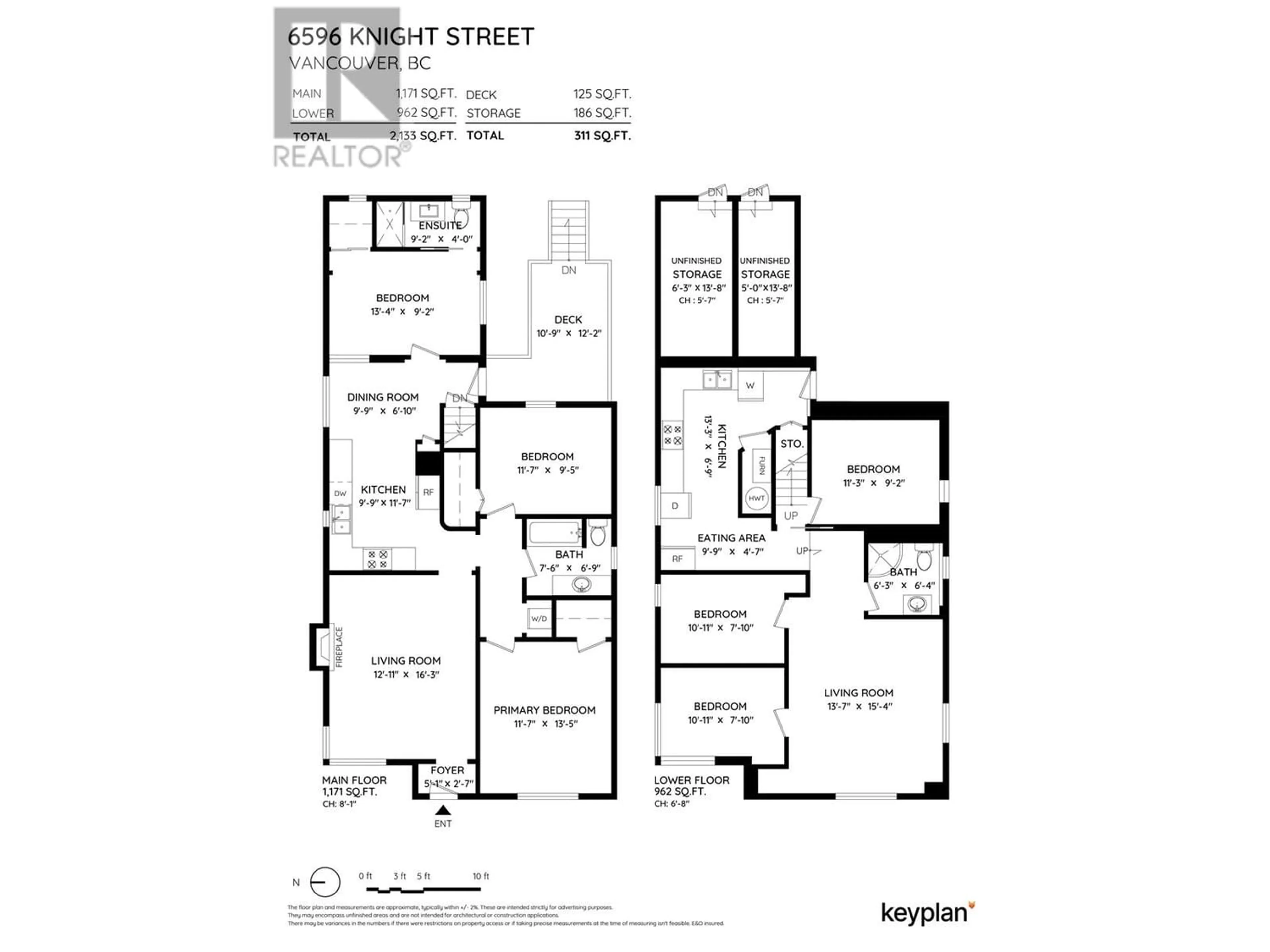 Floor plan for 6596 KNIGHT STREET, Vancouver British Columbia V5P2W2