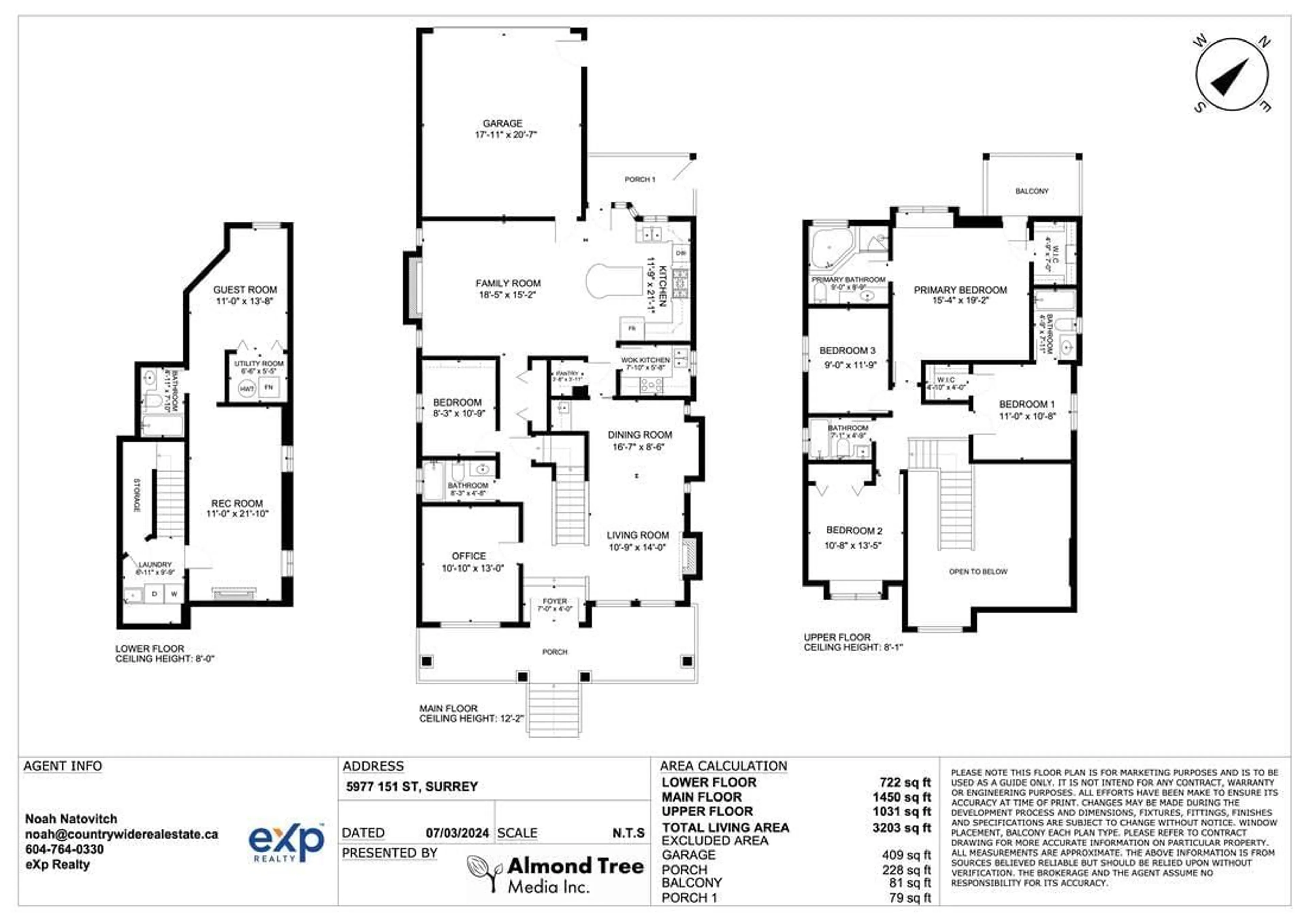 Floor plan for 5977 151 STREET, Surrey British Columbia V3S5L5