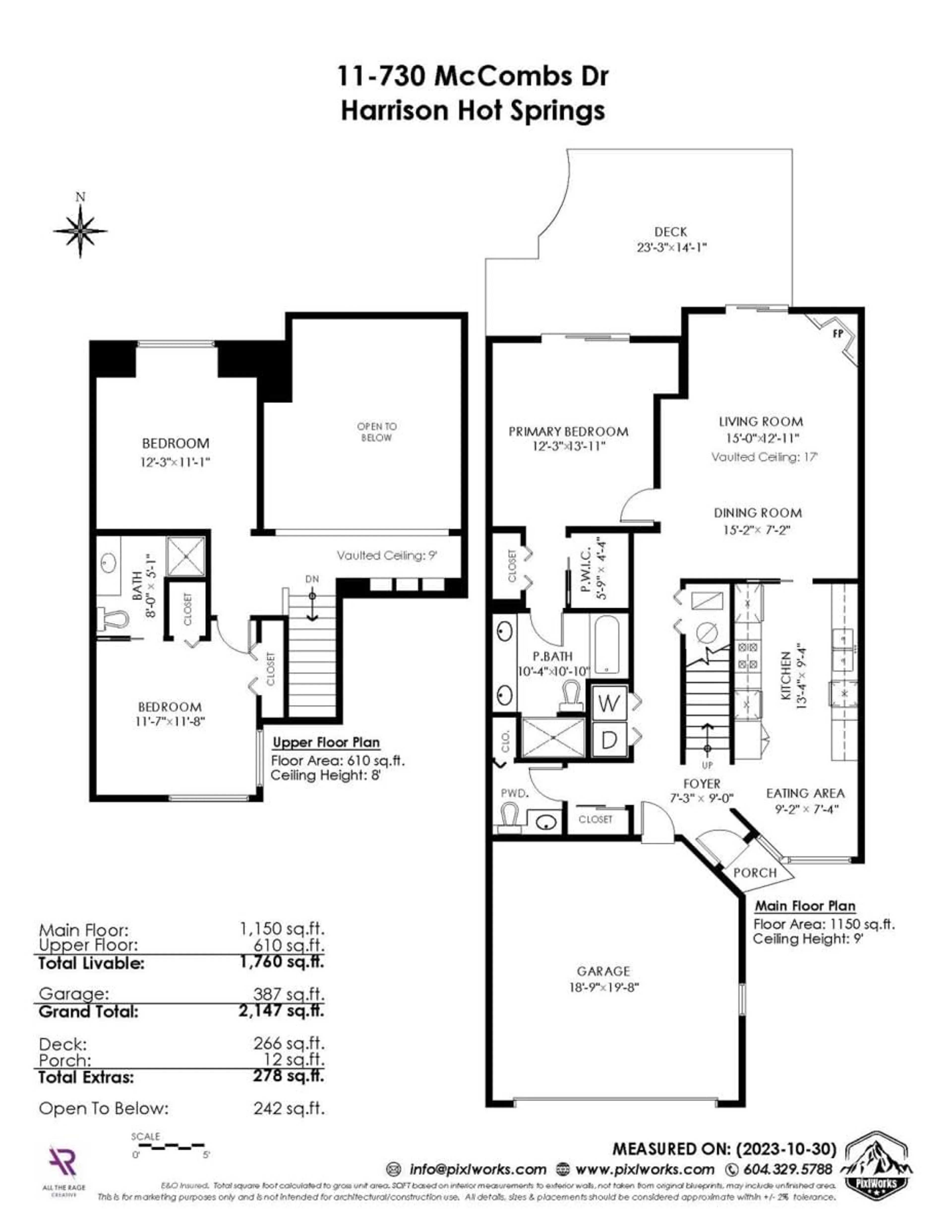 Floor plan for 11 730 MCCOMBS DRIVE, Harrison Hot Springs British Columbia V0M1K0