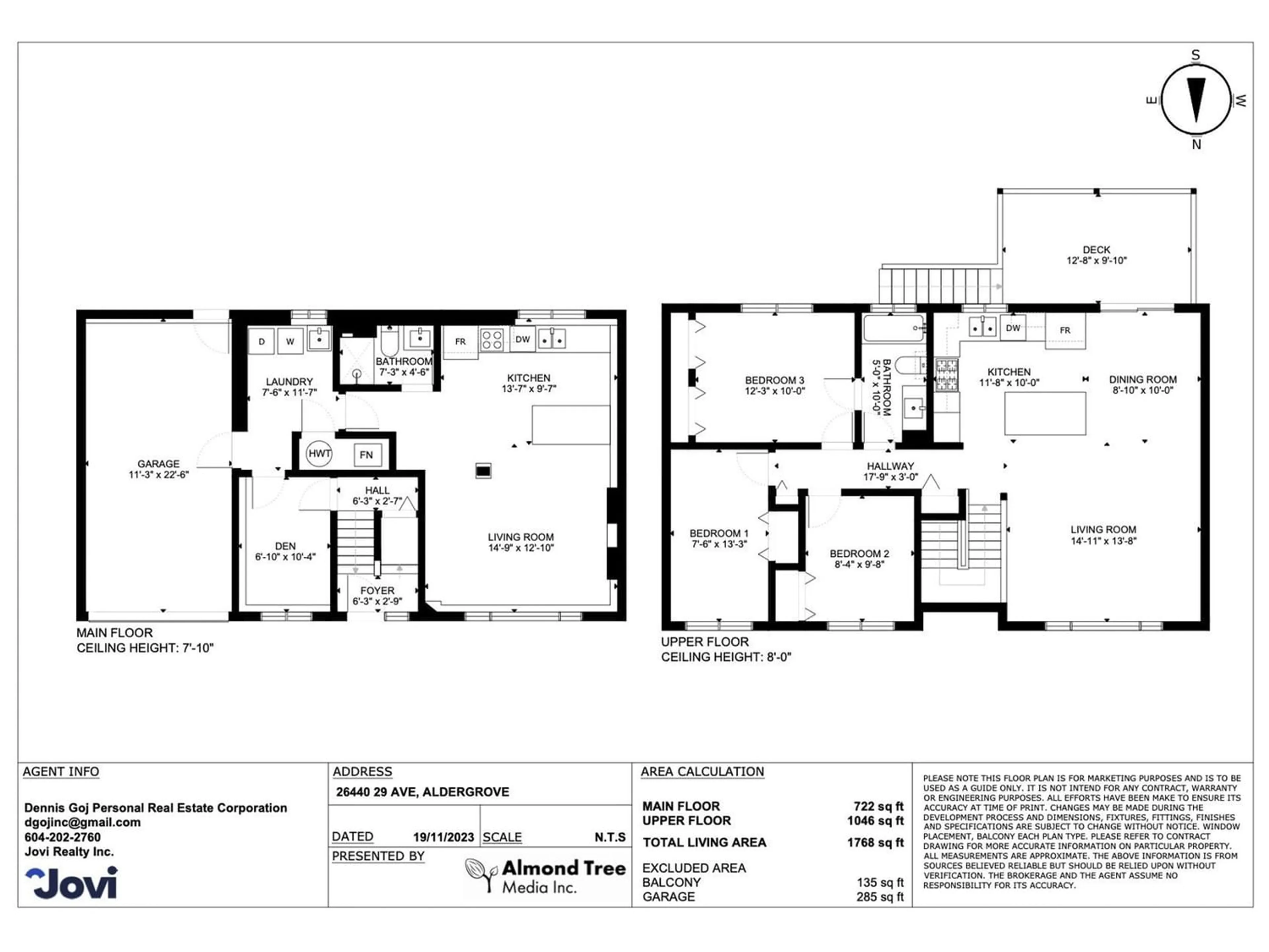 Floor plan for 26440 29 AVENUE, Langley British Columbia V4W3A9