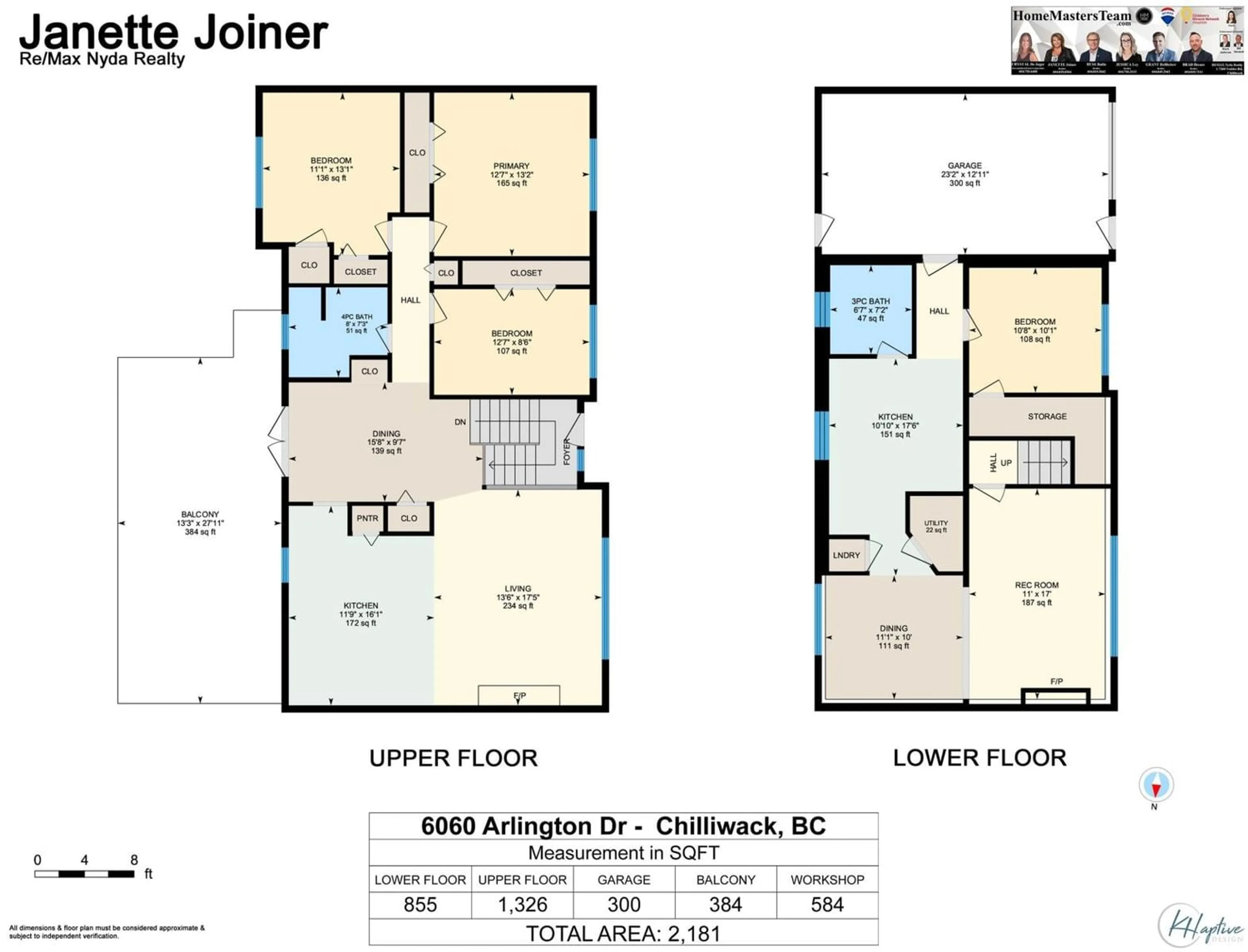 Floor plan for 6060 ARLINGTON DRIVE, Chilliwack British Columbia V2R2J6