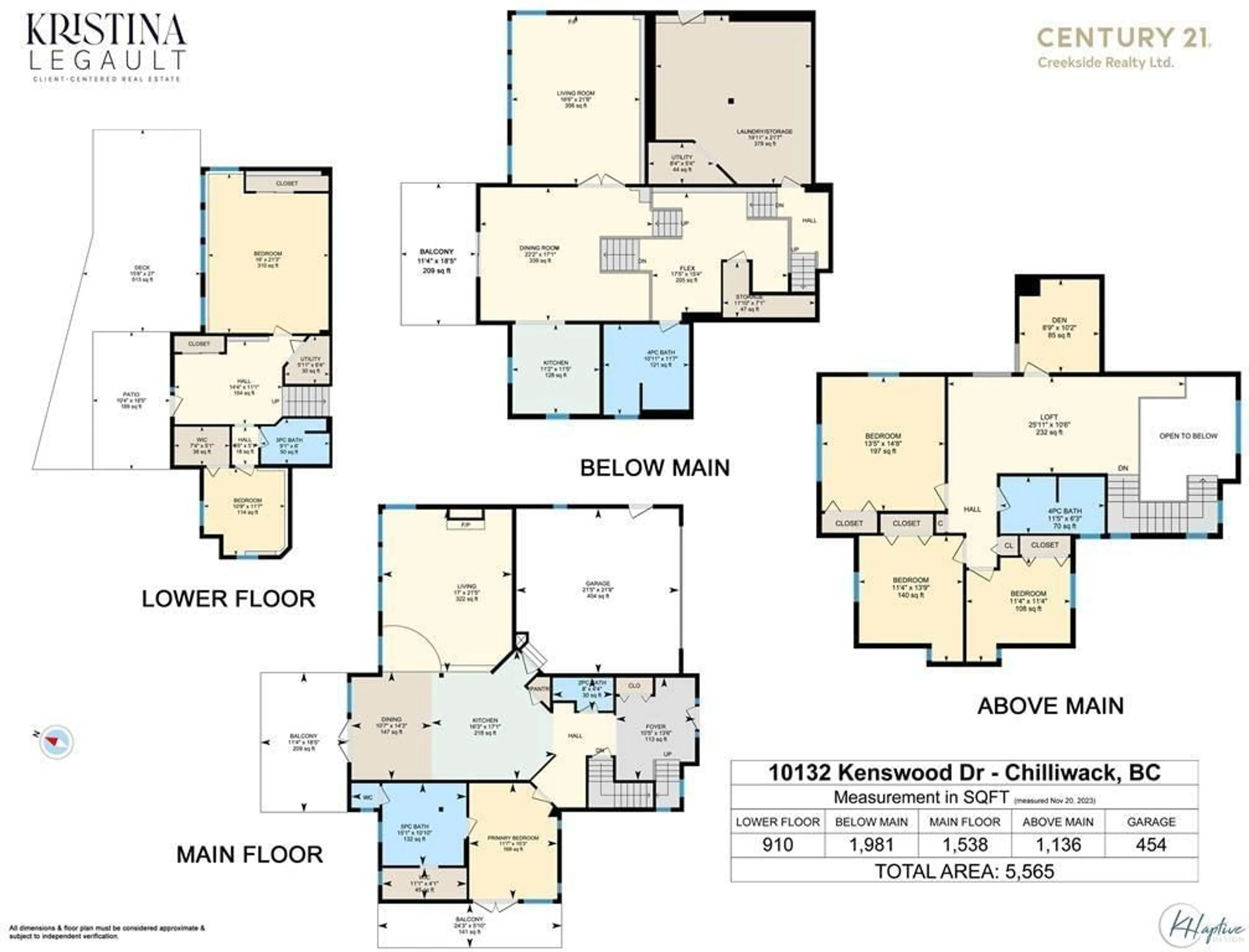 Floor plan for 10132 KENSWOOD DRIVE, Chilliwack British Columbia V2P7N4