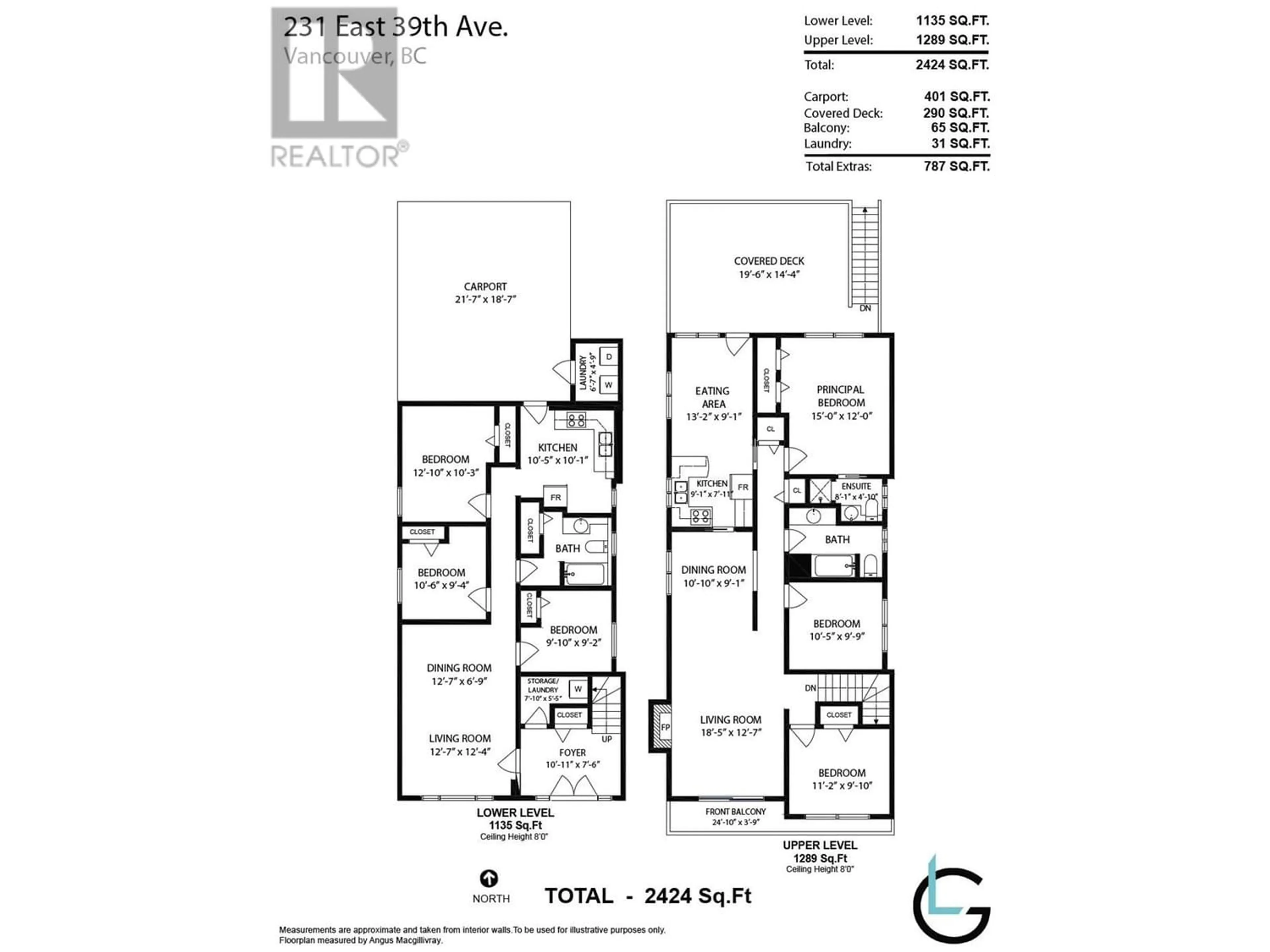 Floor plan for 231 E 39TH AVENUE, Vancouver British Columbia V5W1K1