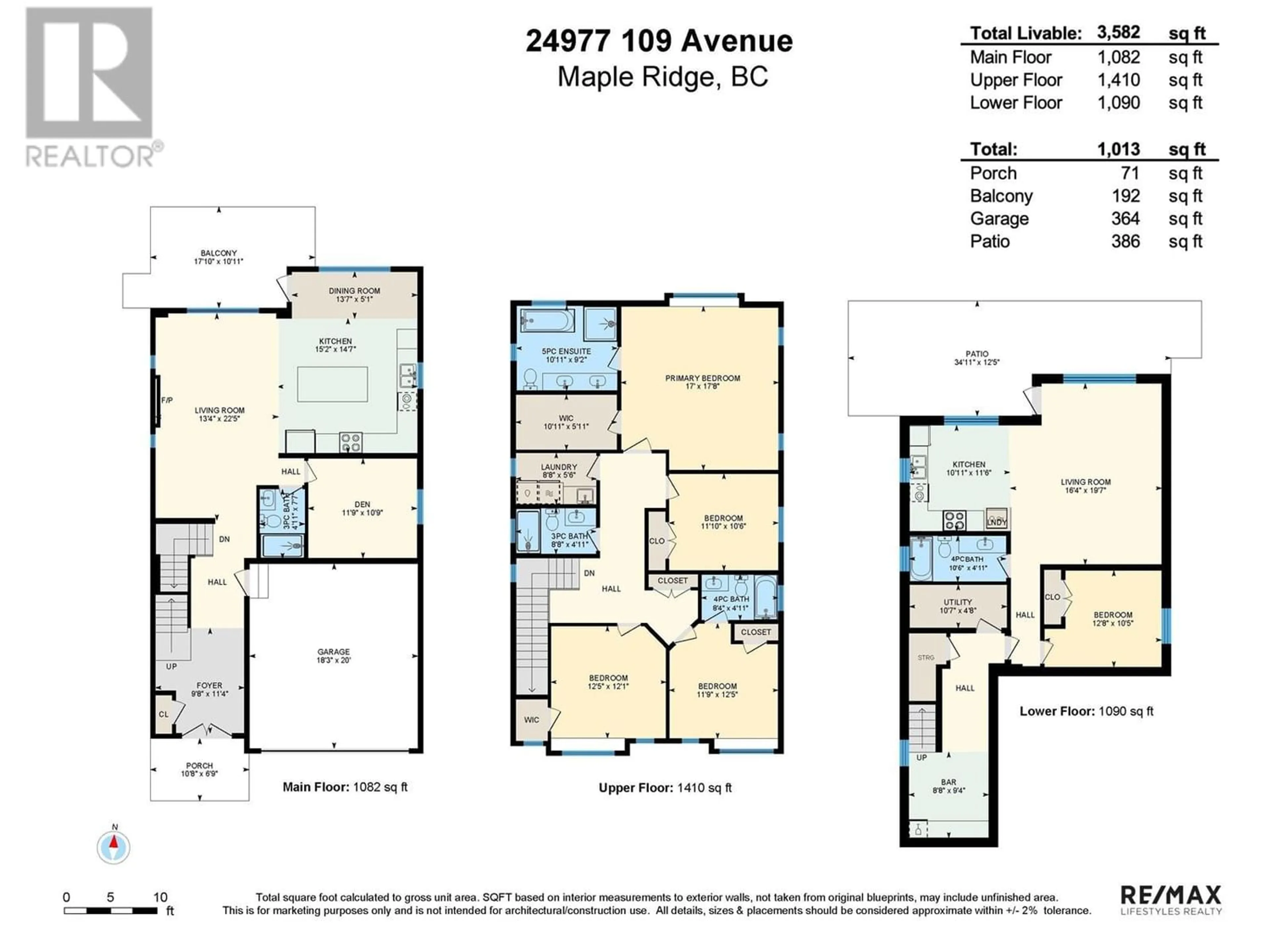 Floor plan for 24977 109 AVENUE, Maple Ridge British Columbia V2W0E3