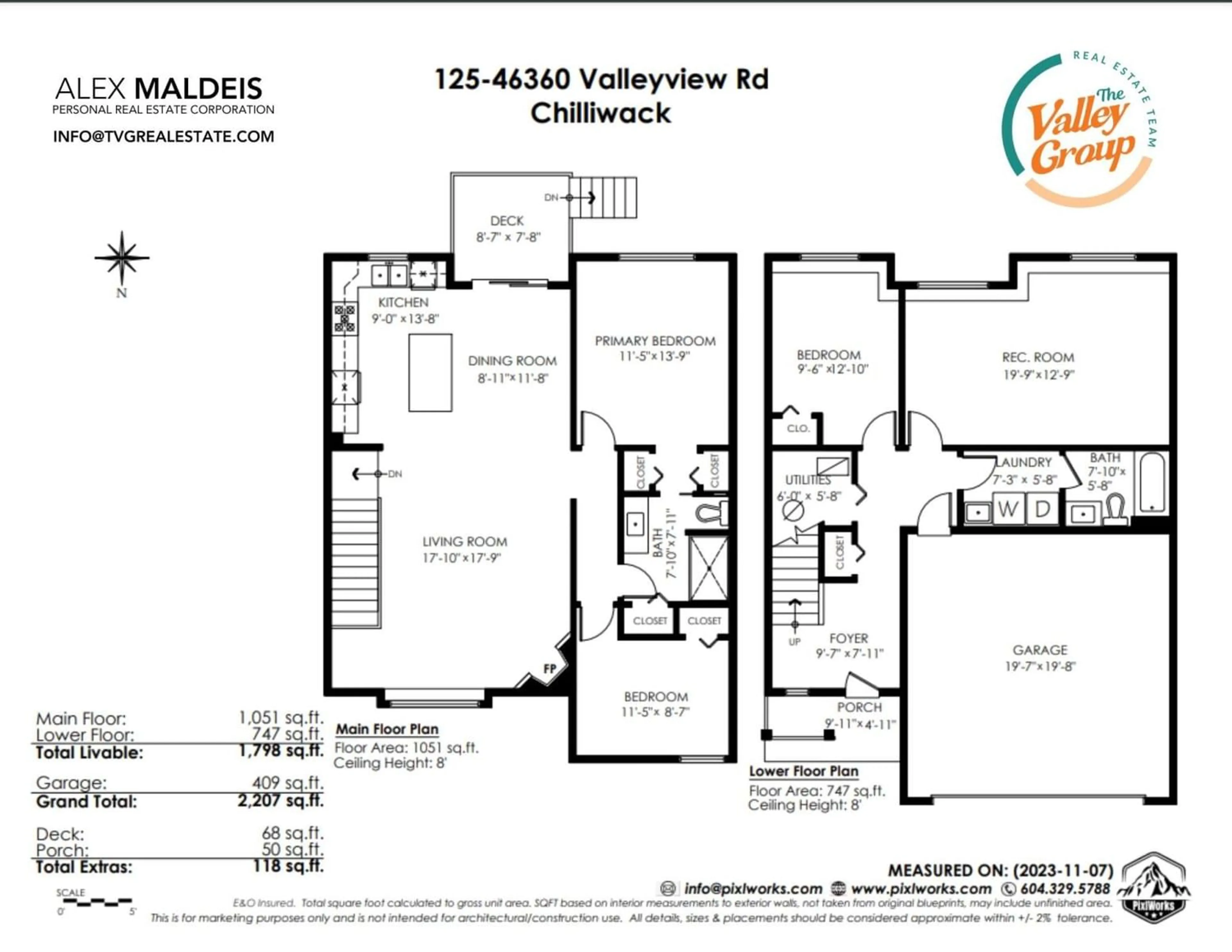 Floor plan for 125 46360 VALLEYVIEW ROAD, Chilliwack British Columbia V2R5L7