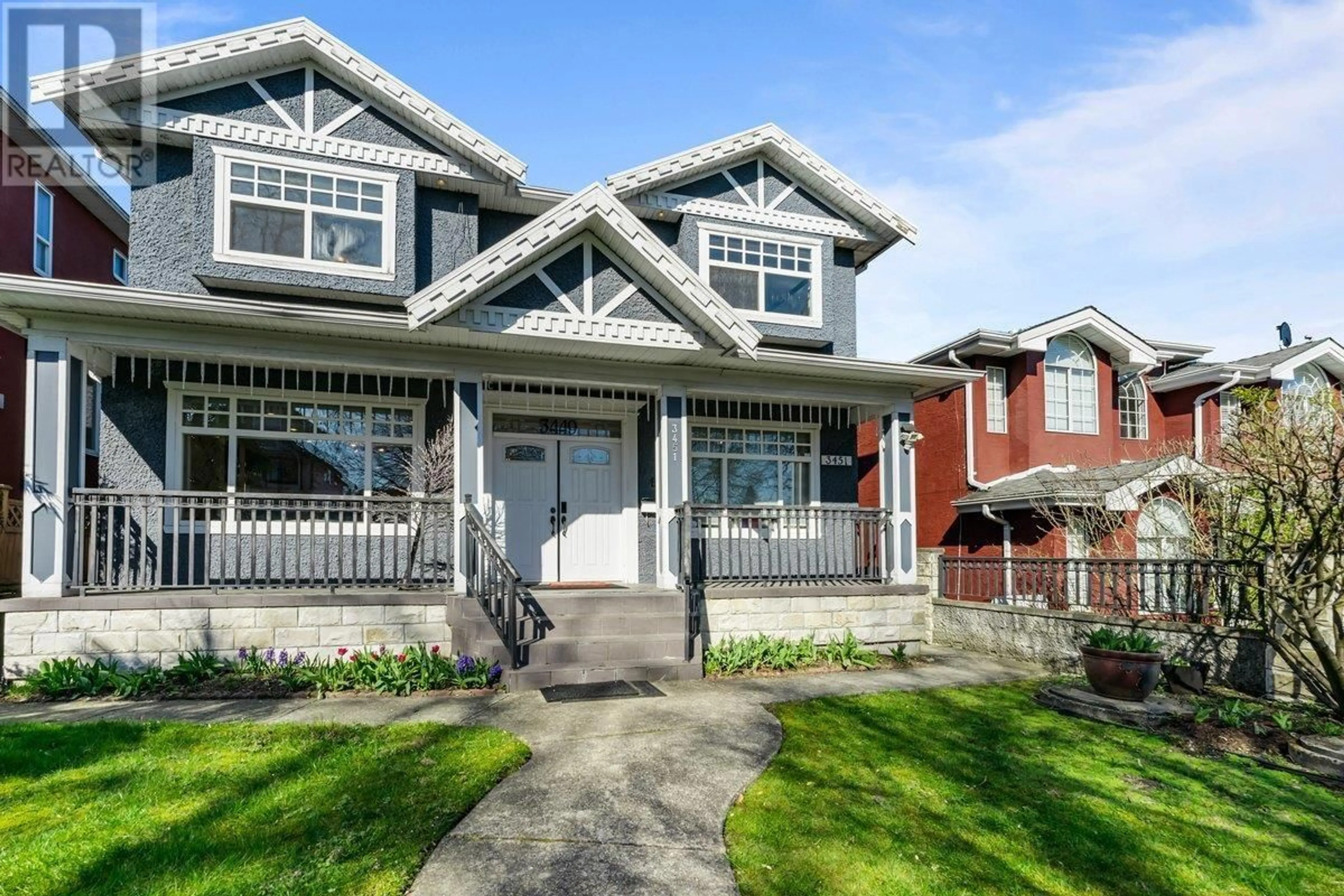 Frontside or backside of a home for 3449 E 4TH AVENUE, Vancouver British Columbia V5M1M1