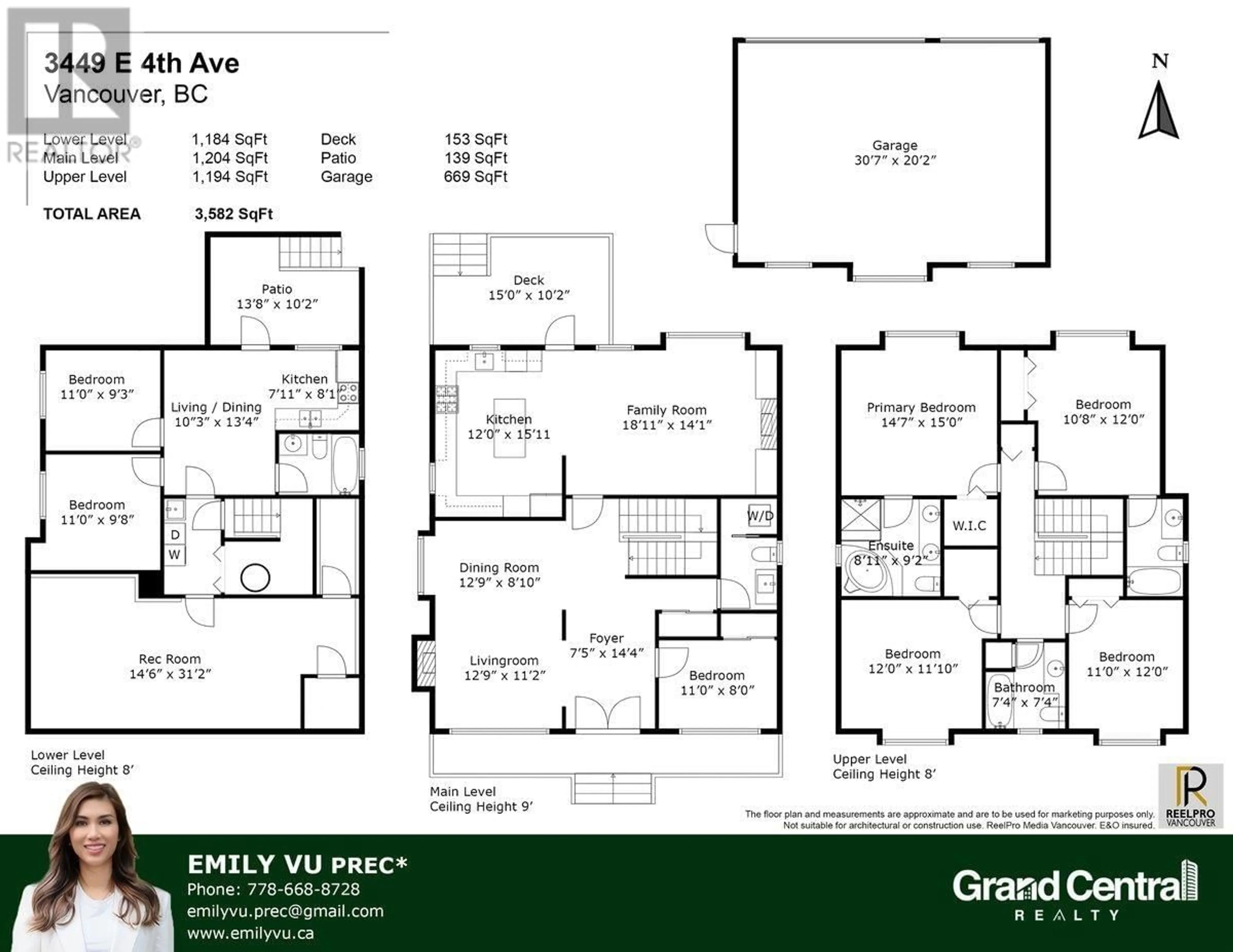 Floor plan for 3449 E 4TH AVENUE, Vancouver British Columbia V5M1M1