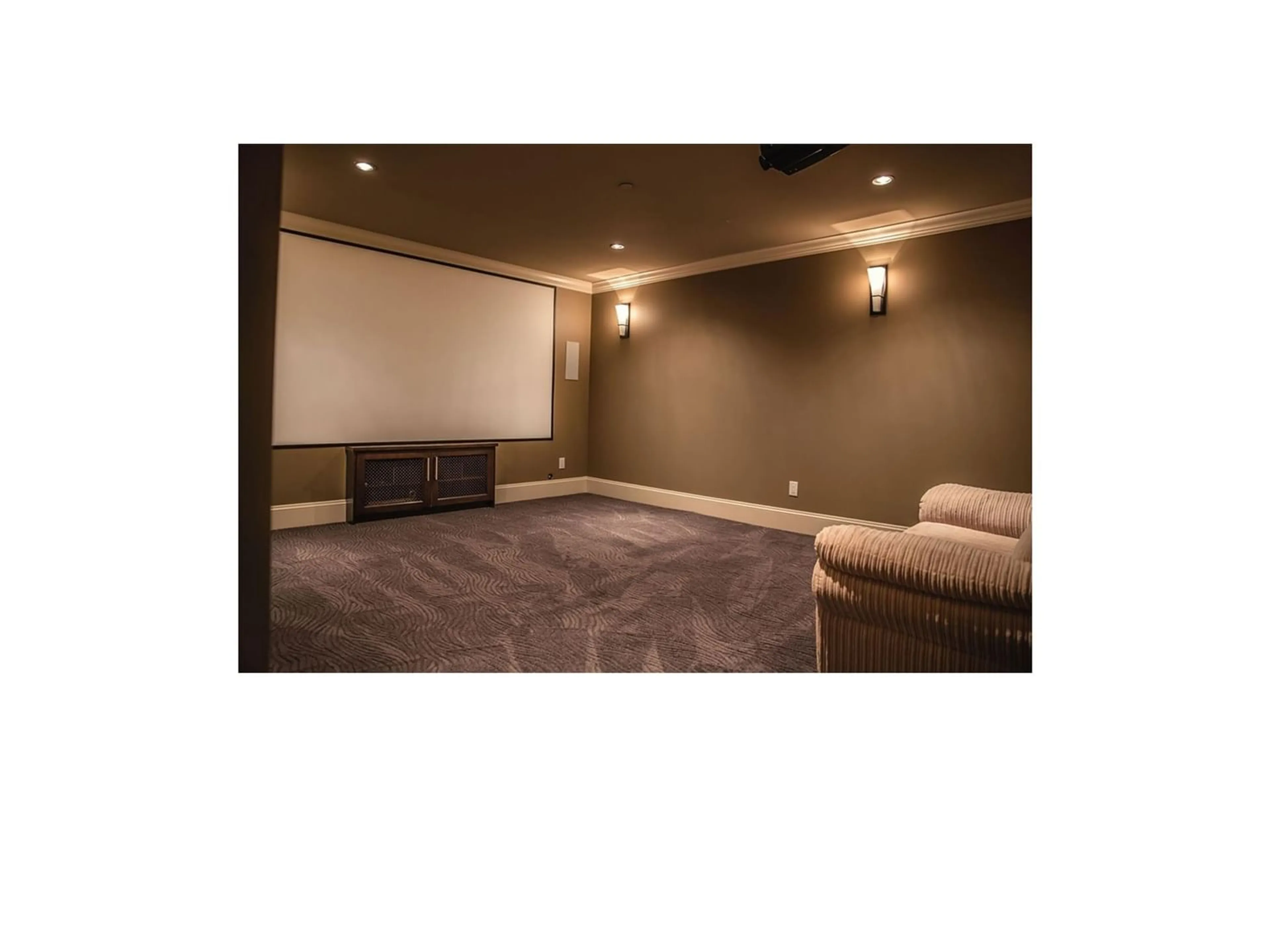 Home theater for 16648 92A AVENUE, Surrey British Columbia V4N0C7