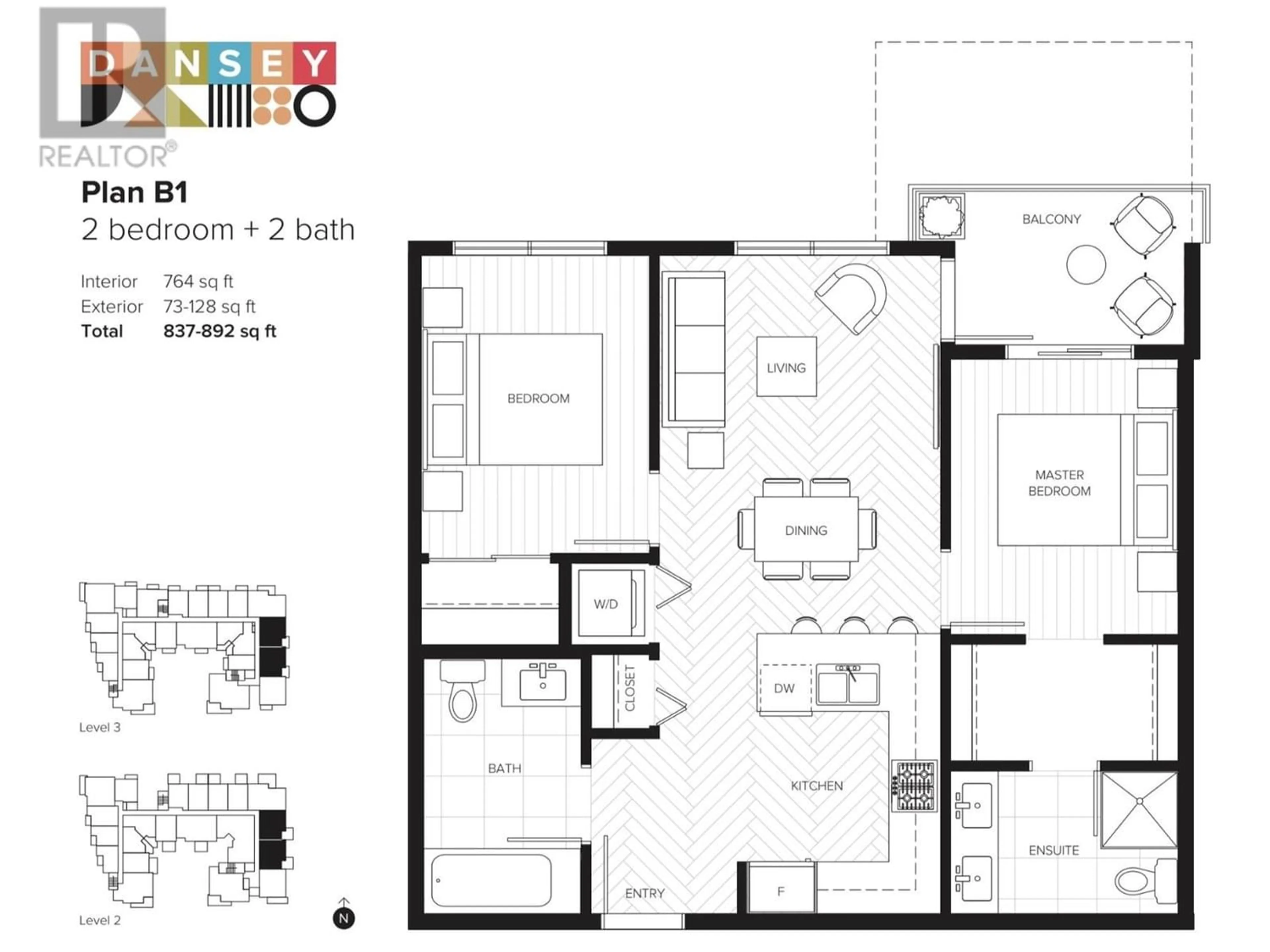 Floor plan for 304 599 DANSEY AVENUE, Coquitlam British Columbia V3J5S4