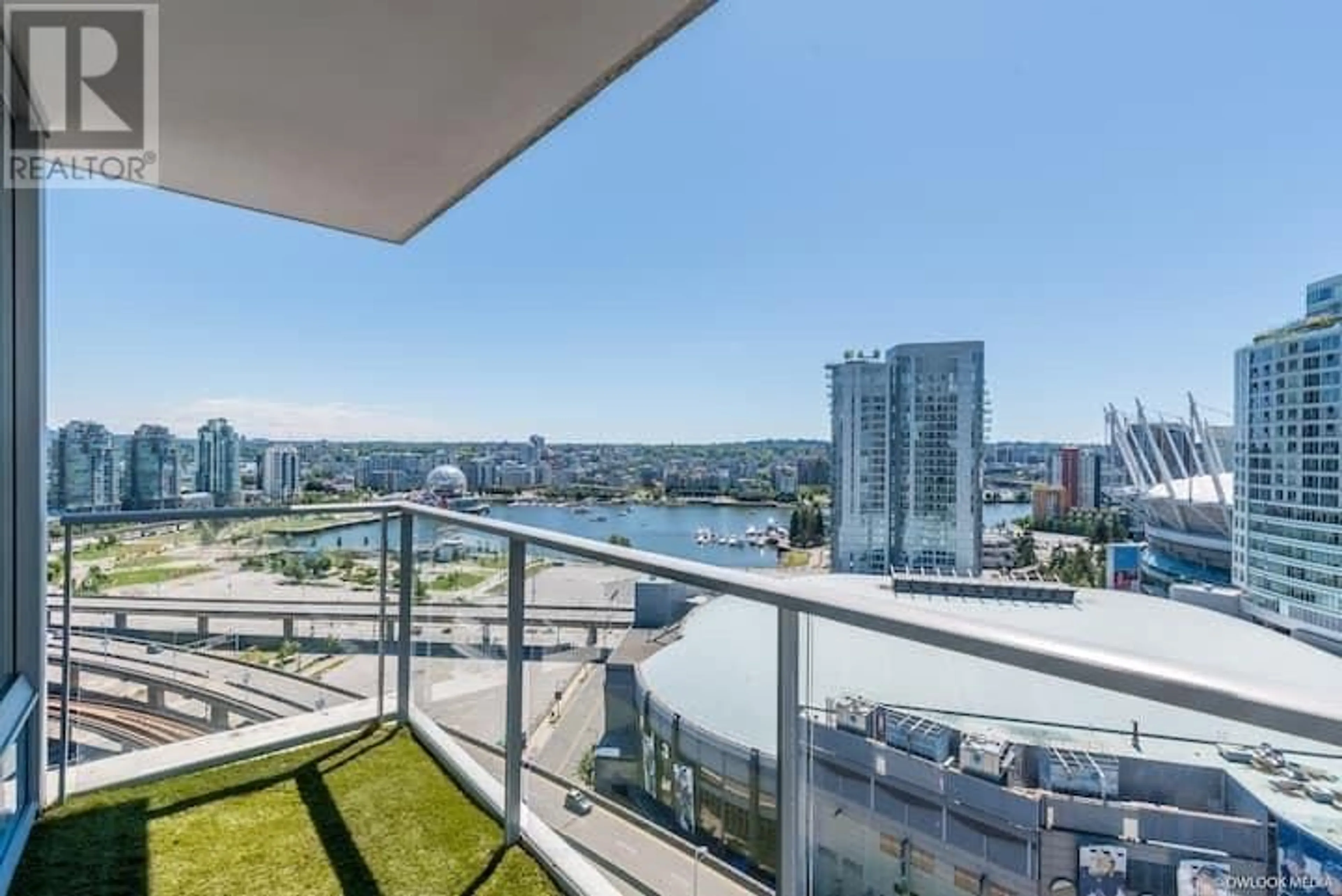 Balcony in the apartment for 2705 689 ABBOTT STREET, Vancouver British Columbia V6B0J2