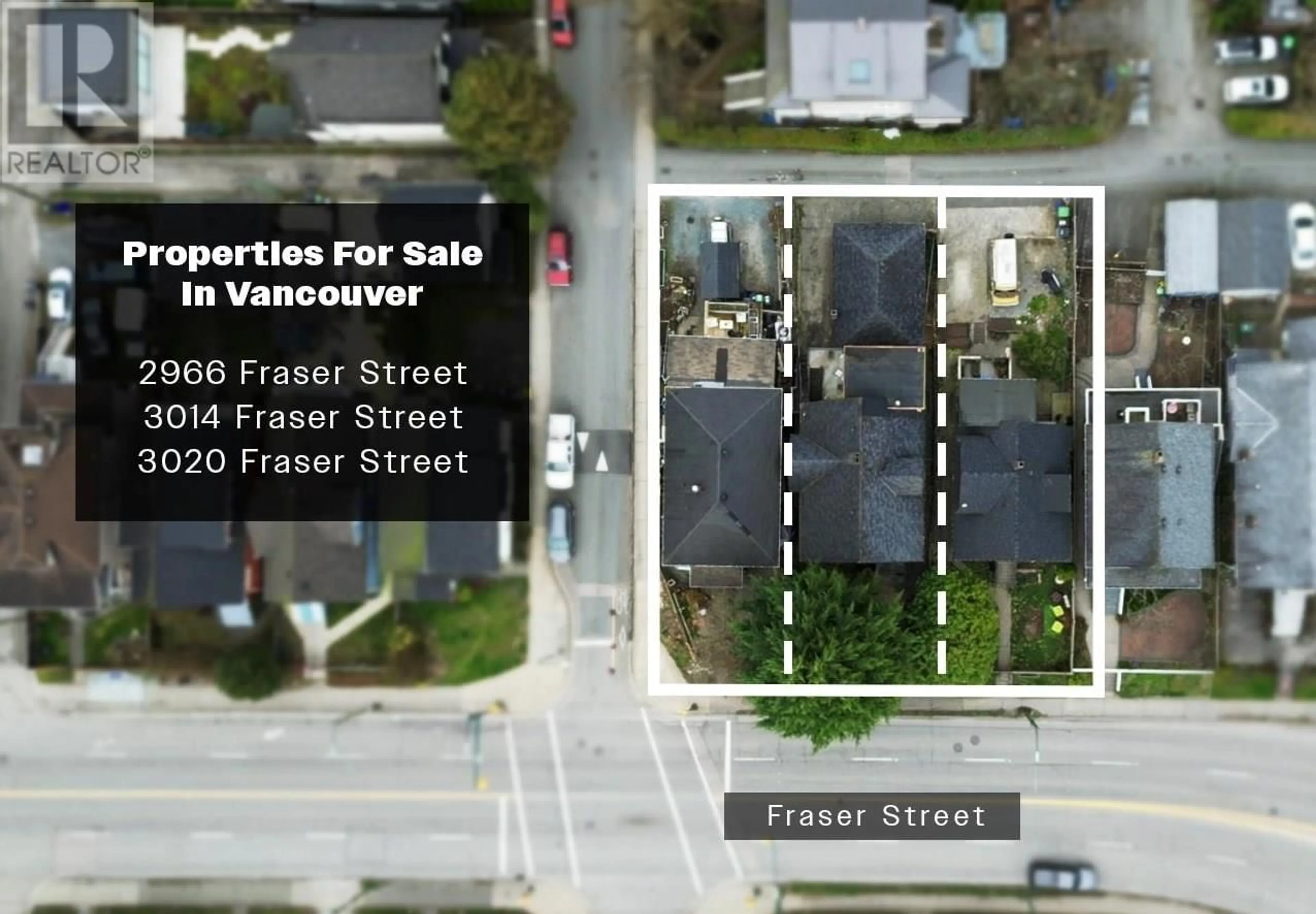 Street view for 3014 FRASER STREET, Vancouver British Columbia V5T3W3