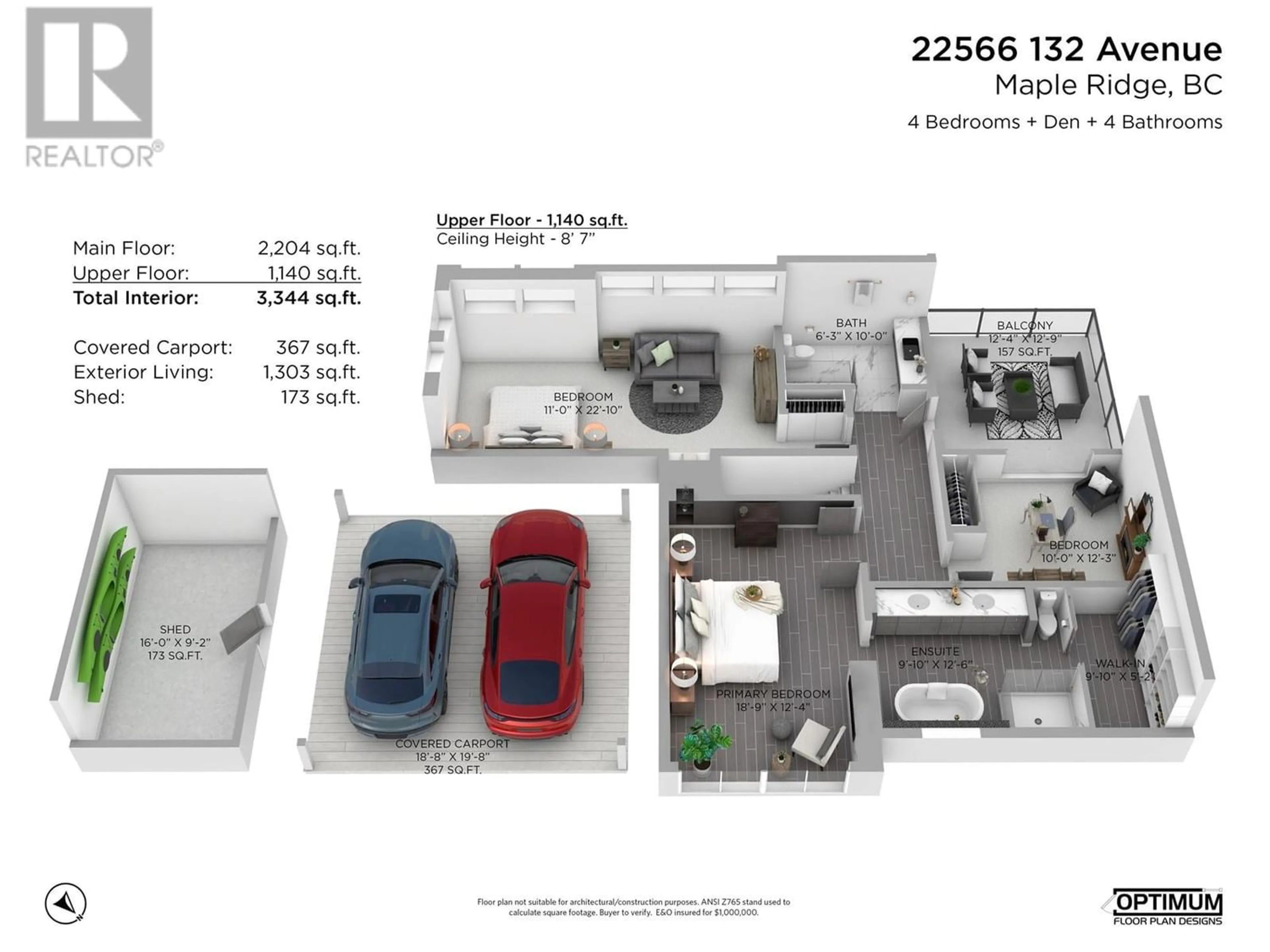 Floor plan for 22566 132 AVENUE, Maple Ridge British Columbia V4R2R2