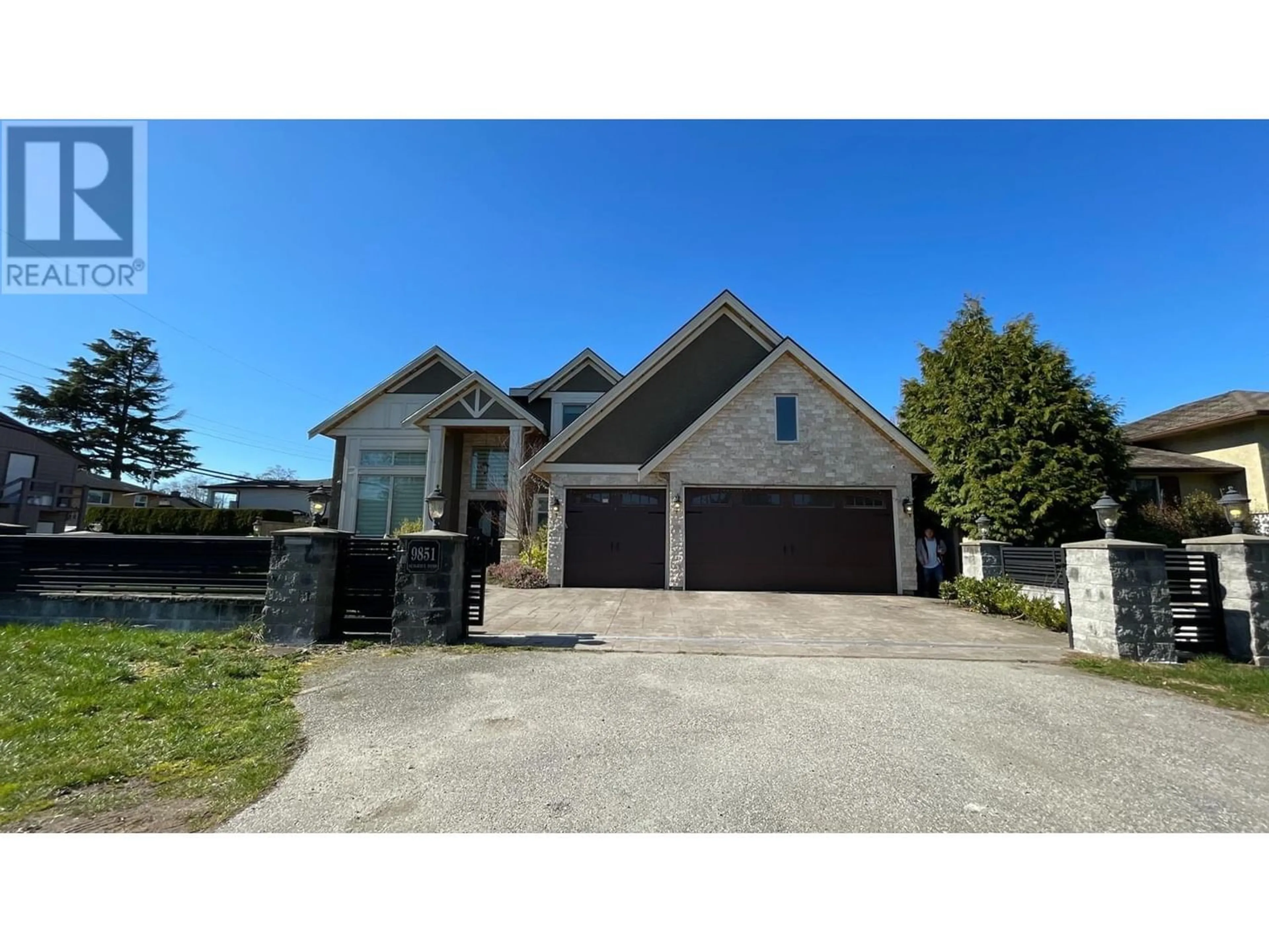 Frontside or backside of a home for 9851 SEAGRAVE ROAD, Richmond British Columbia V7A3X7