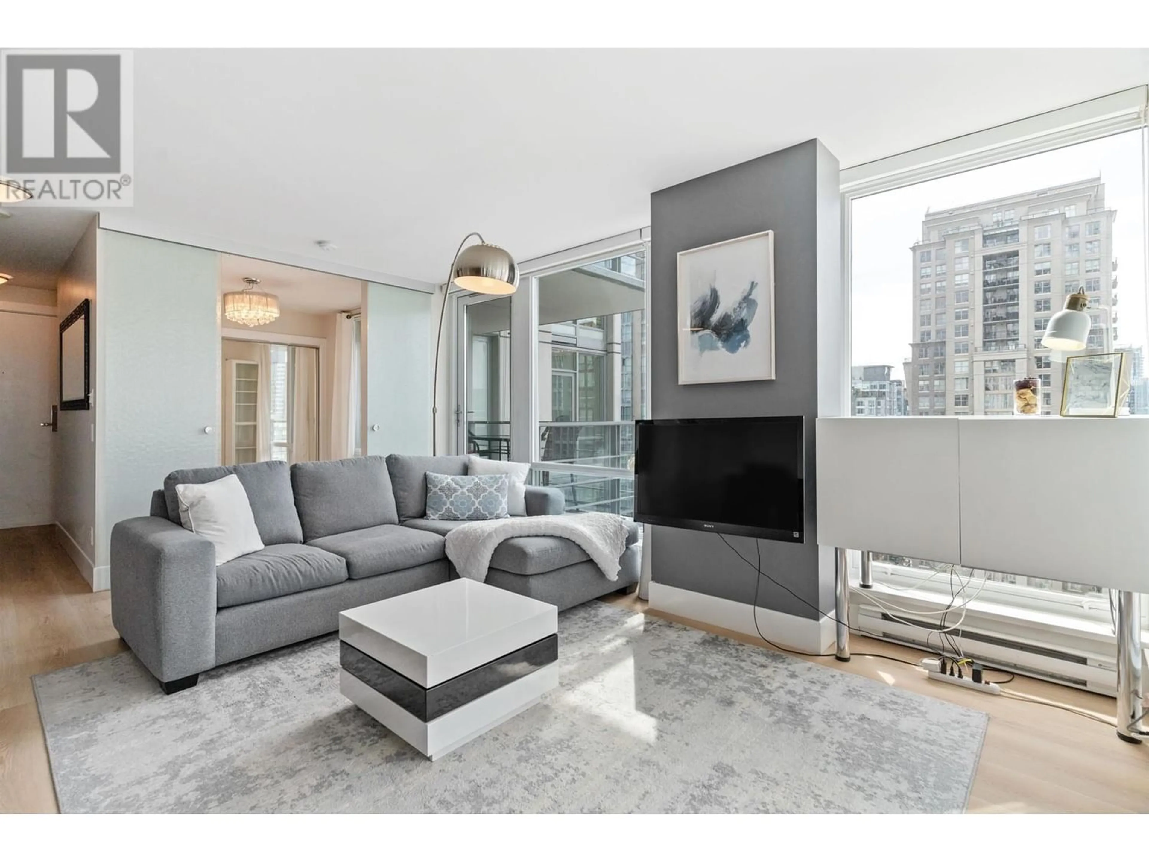 Living room for 1707 535 SMITHE STREET, Vancouver British Columbia V6B0E4